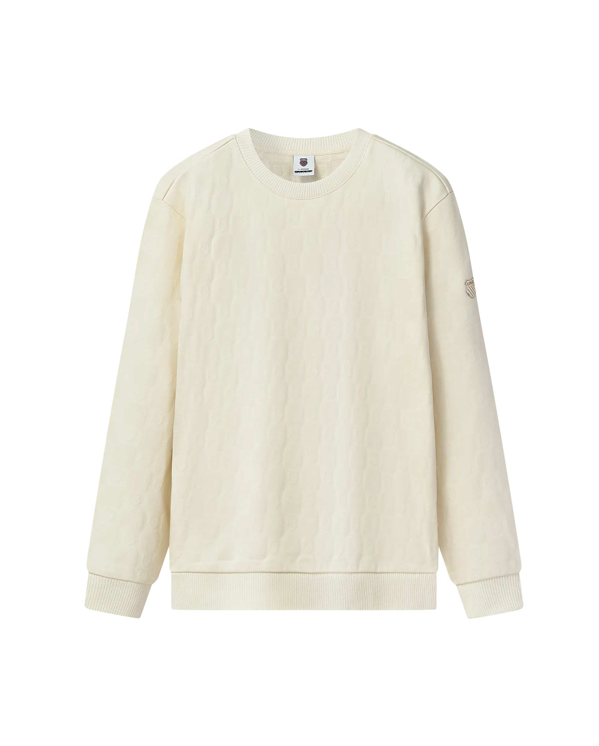 107973-115 | MEN'S ALL-OVER PATTERNED SWEATSHIRT | WHITE/SPECIAL