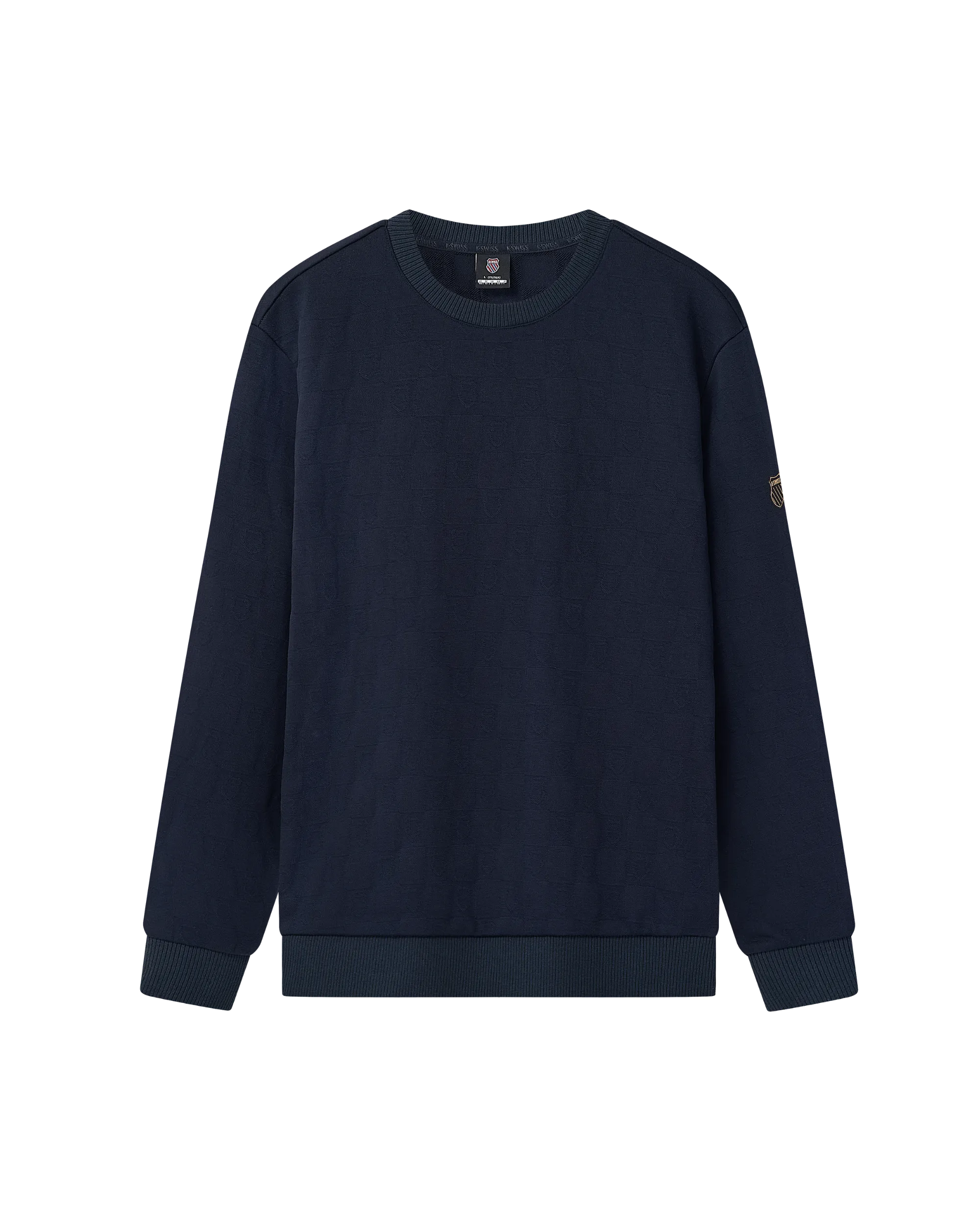 107973-495 | MEN'S ALL-OVER PATTERNED SWEATSHIRT | BLUE/MISC