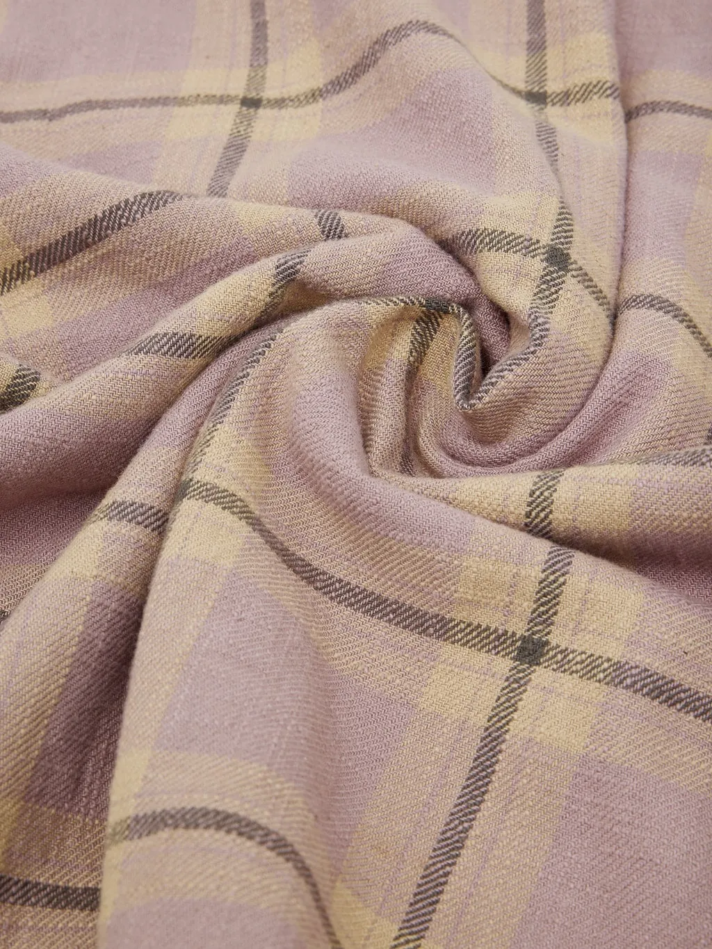 3sixteen Crosscut Flannel Mauve Slub Check
