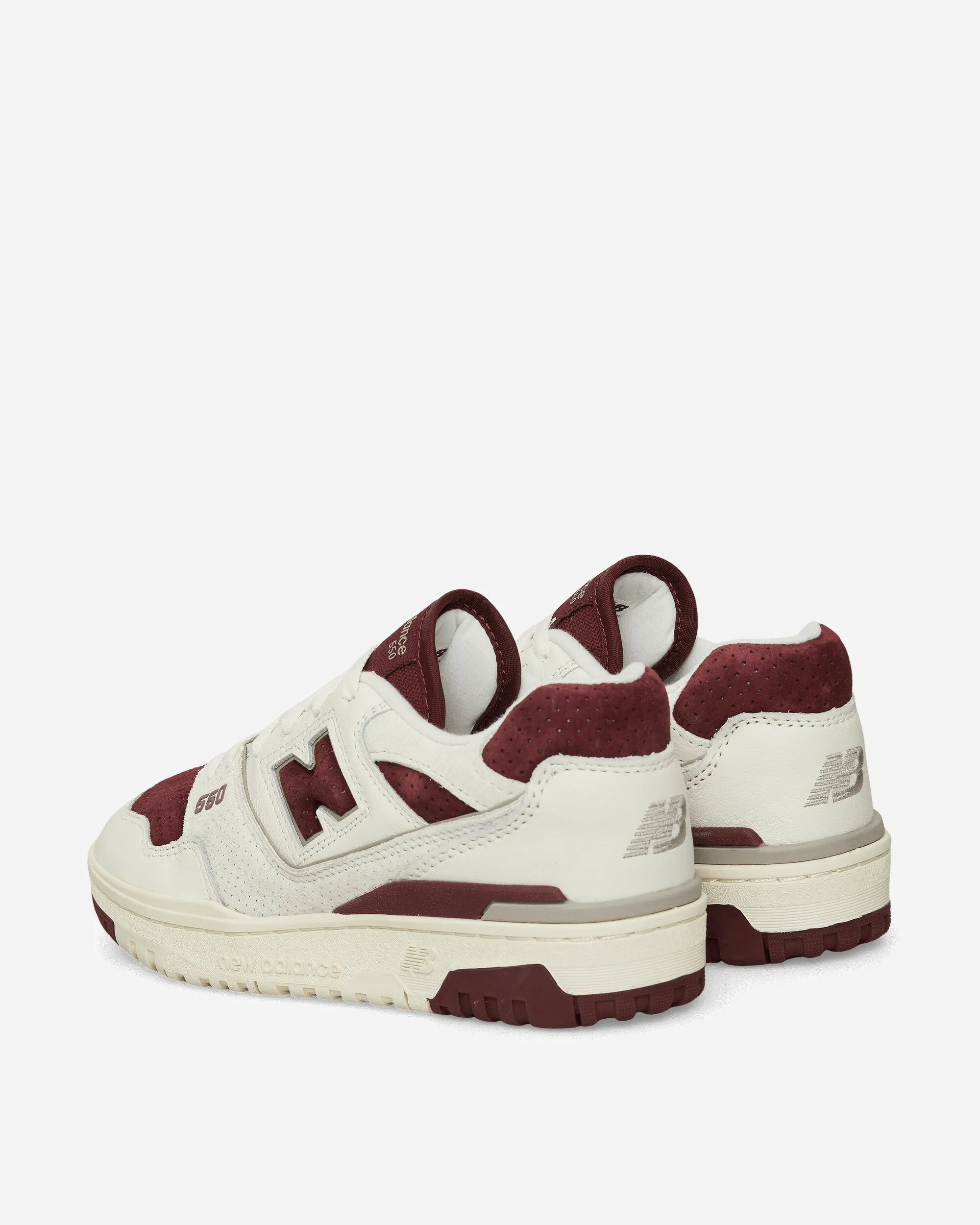 550 Sneakers Sea Salt / Classic Crimson