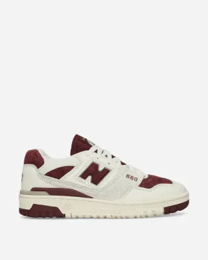 550 Sneakers Sea Salt / Classic Crimson
