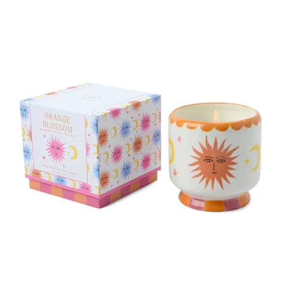 A Dopo 8 oz Handpainted Sun Ceramic - Orange Blossom