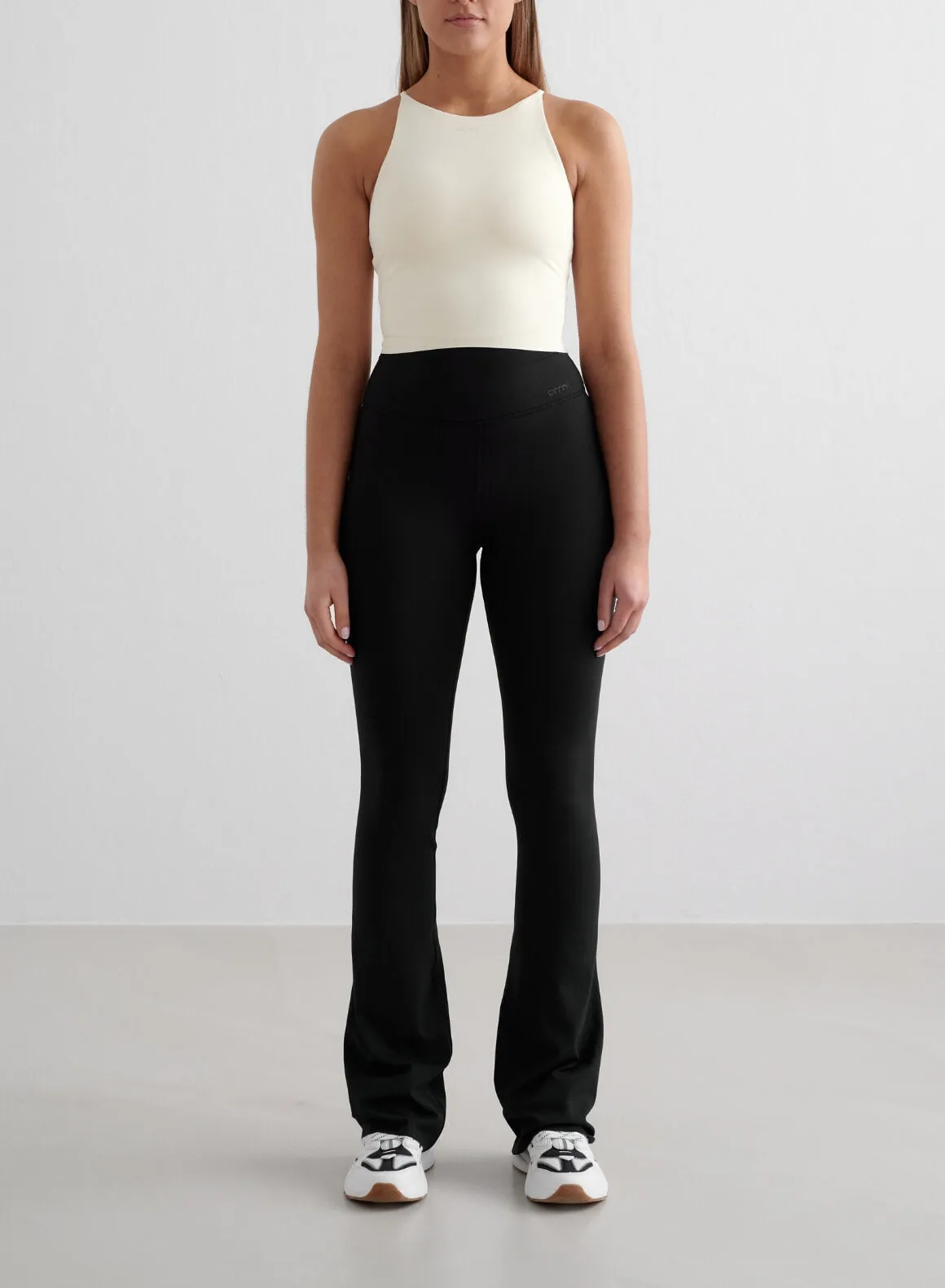 Almond White Sense Halter Bralette