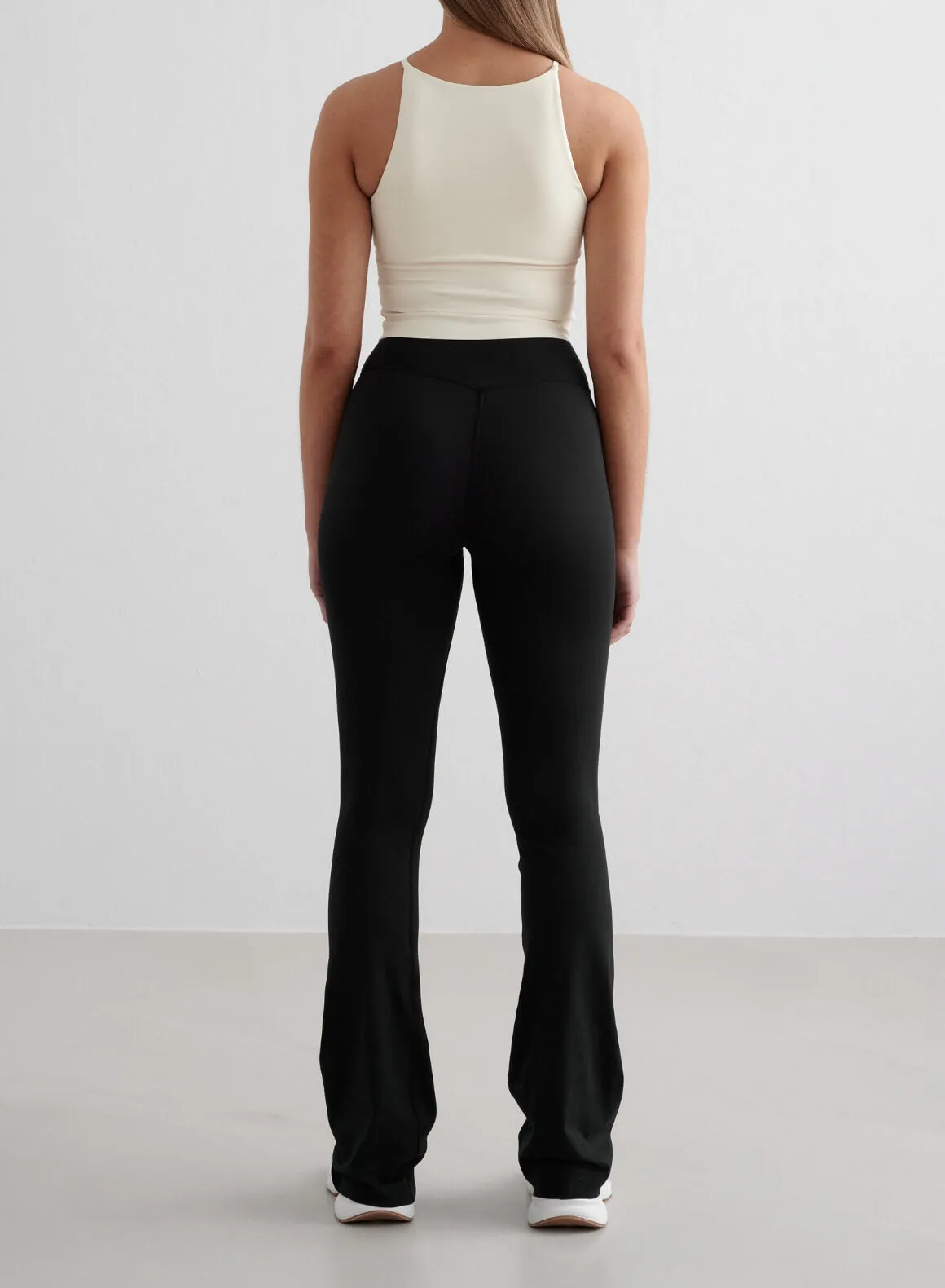 Almond White Sense Halter Bralette
