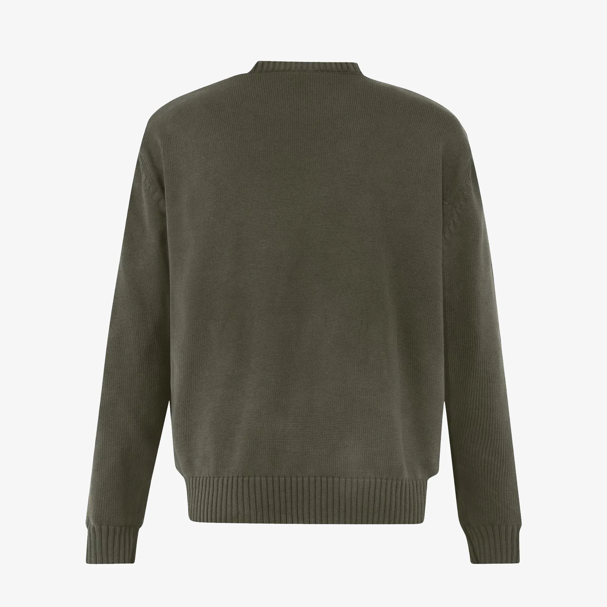 ALMOST GODS | ALPHA CROSS KNIT SWEATER { OLIVE
