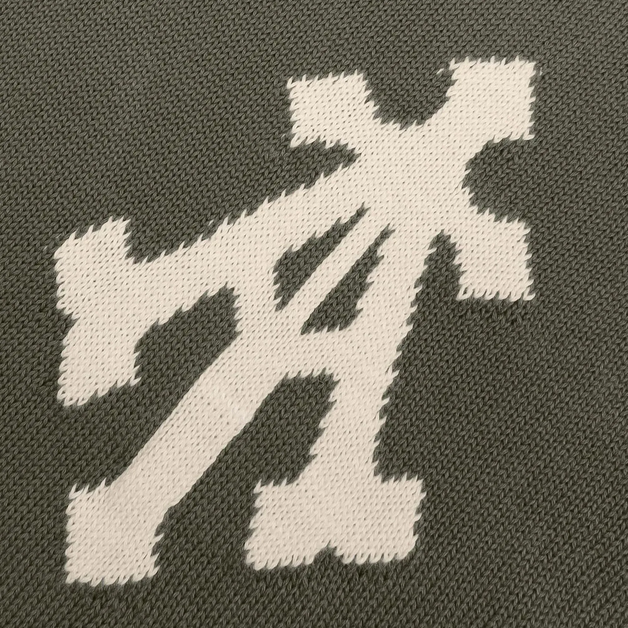 ALMOST GODS | ALPHA CROSS KNIT SWEATER { OLIVE