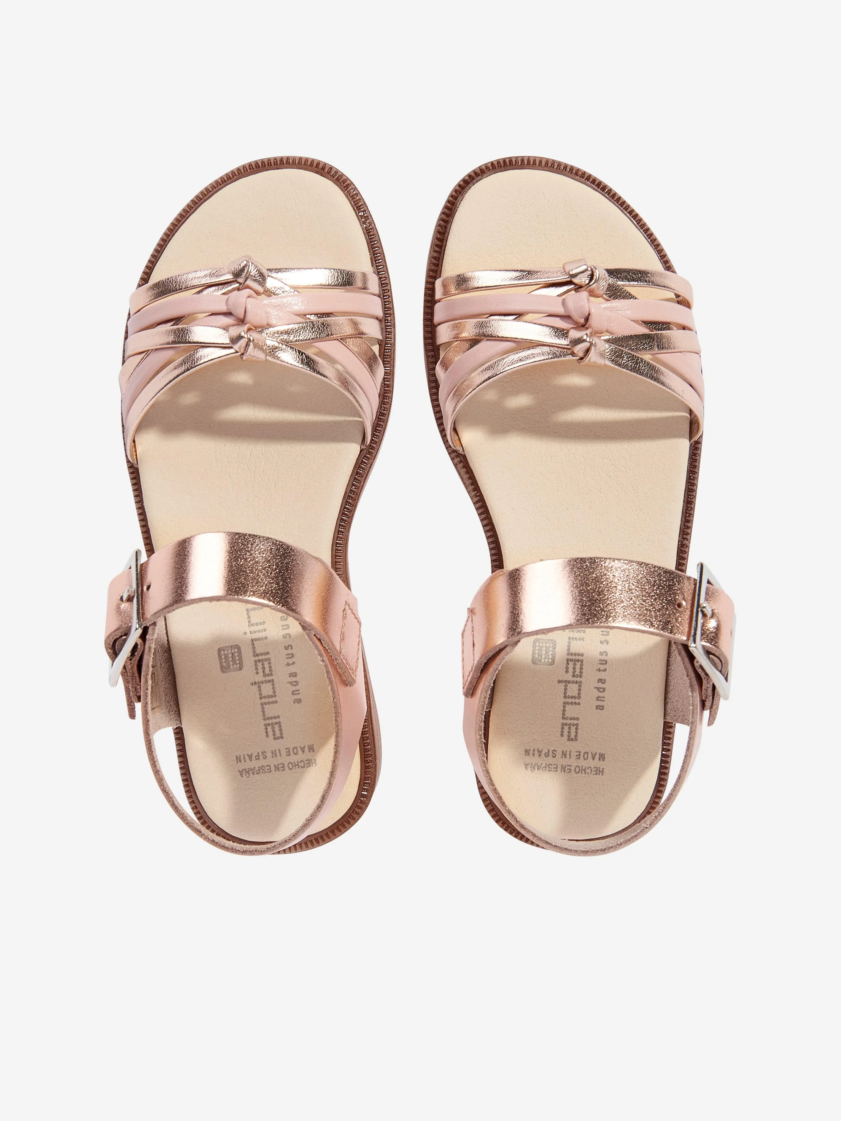 Andanines Girls Sandals in Pink