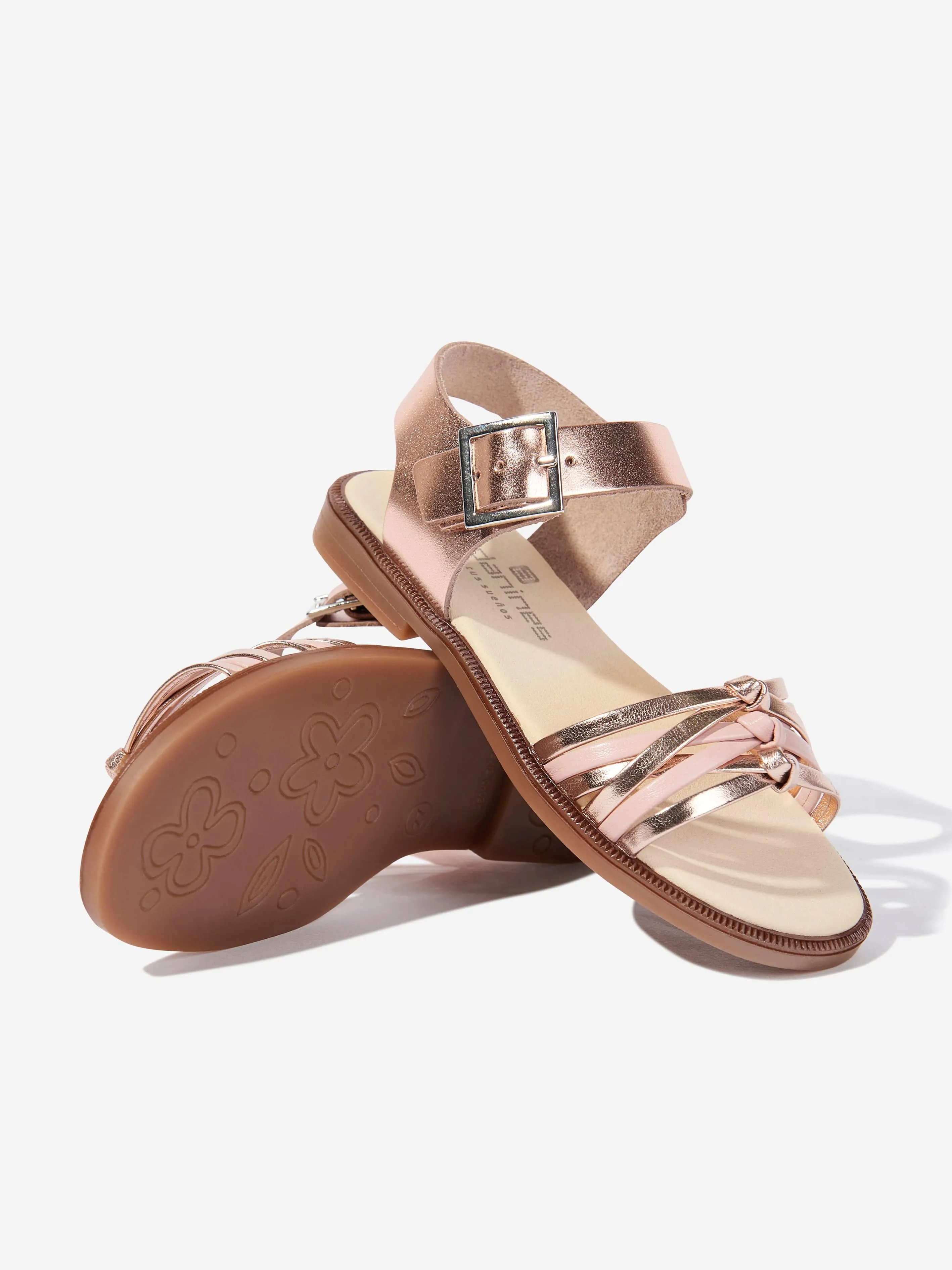 Andanines Girls Sandals in Pink