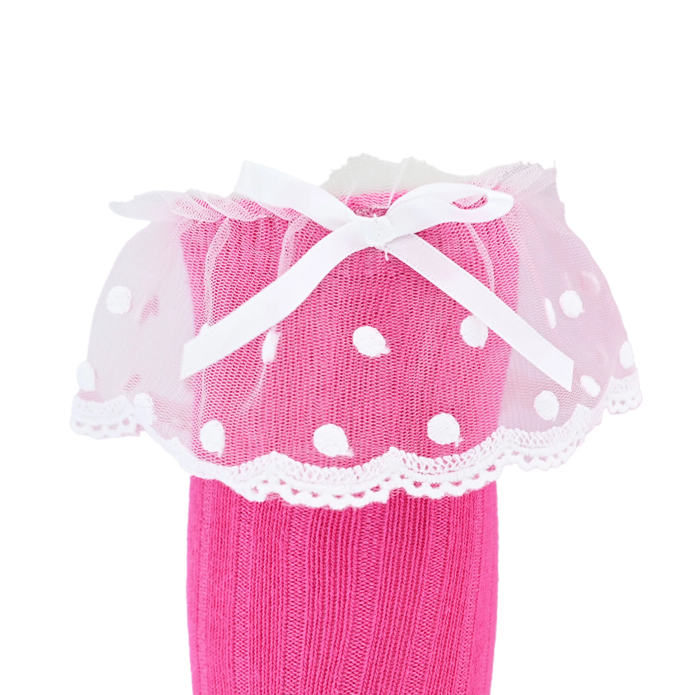 Ankle Skirt Polka Bow Socks