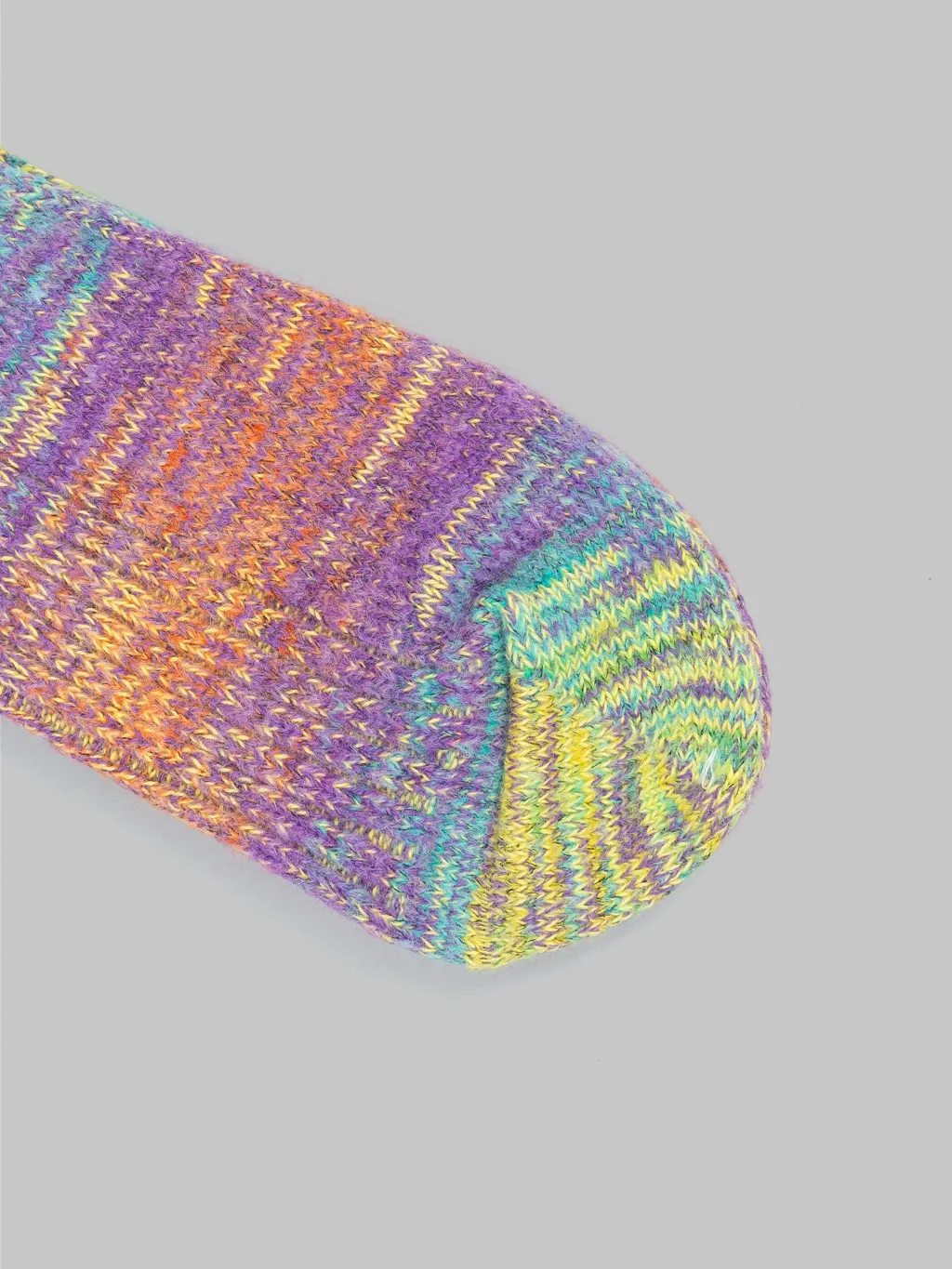 Anonymous Ism Splash Pattern Crew Socks Purple