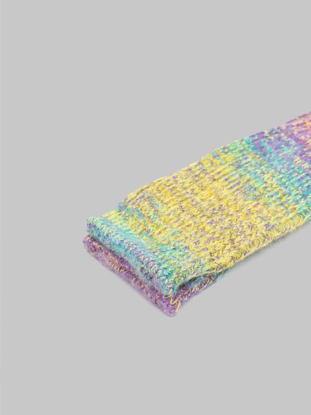 Anonymous Ism Splash Pattern Crew Socks Purple