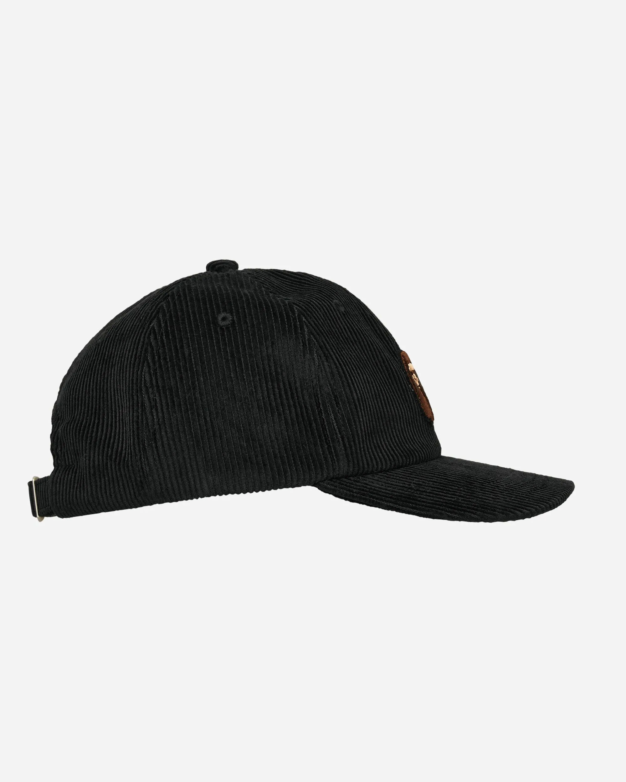 Ape Head Corduroy Cap Black