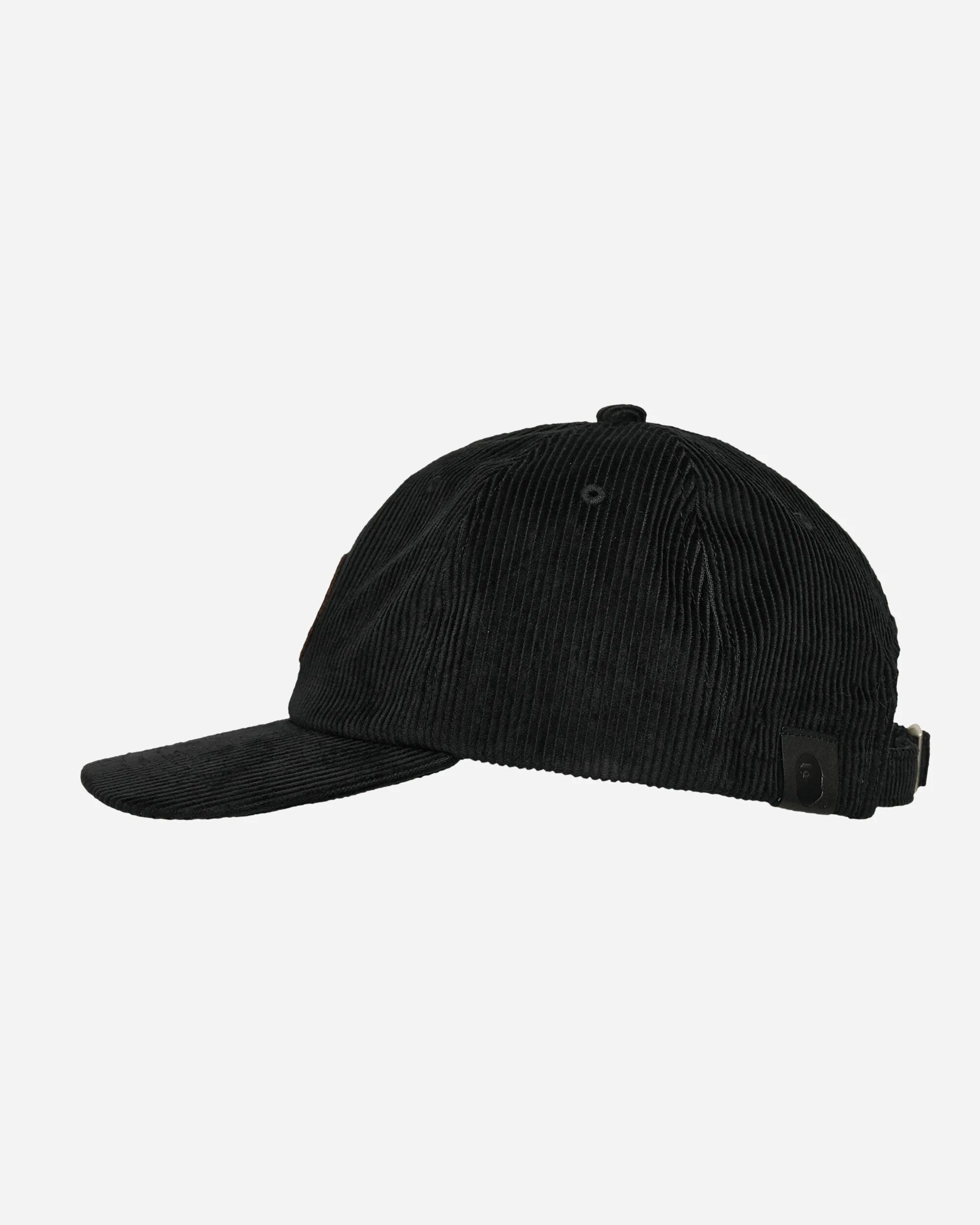 Ape Head Corduroy Cap Black