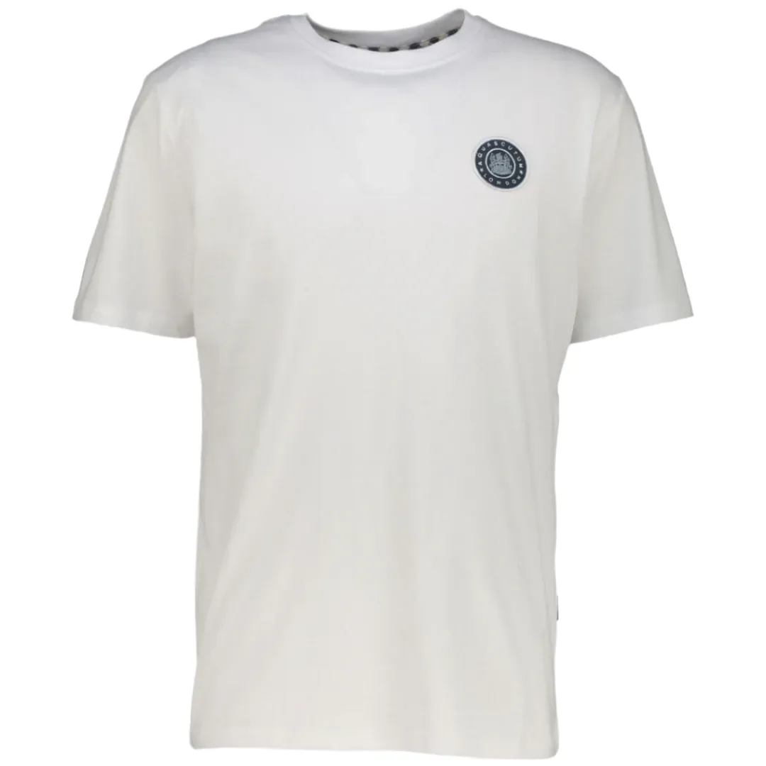 Aquascutum White Logo T-Shirt