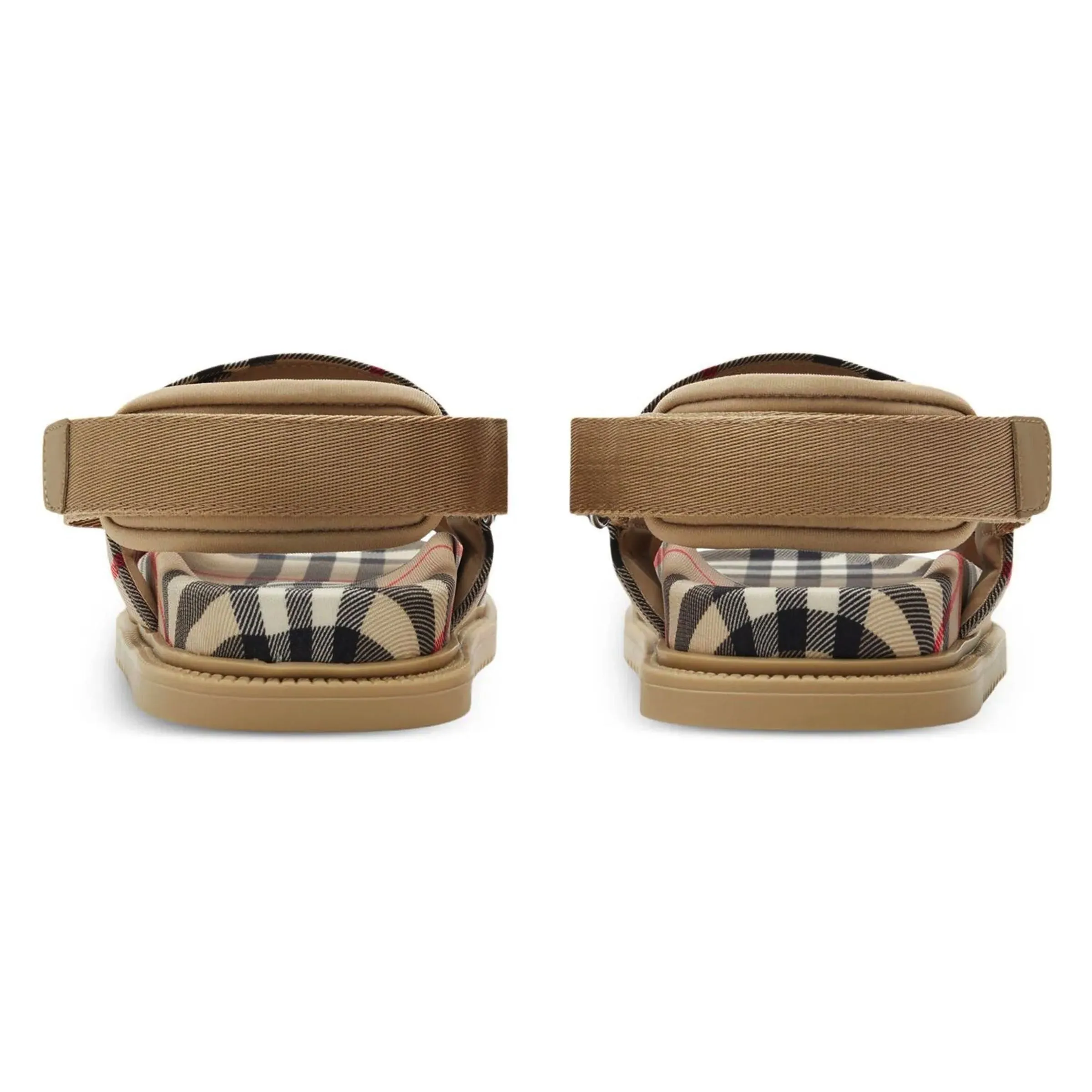 Archive Beige Check Sandals