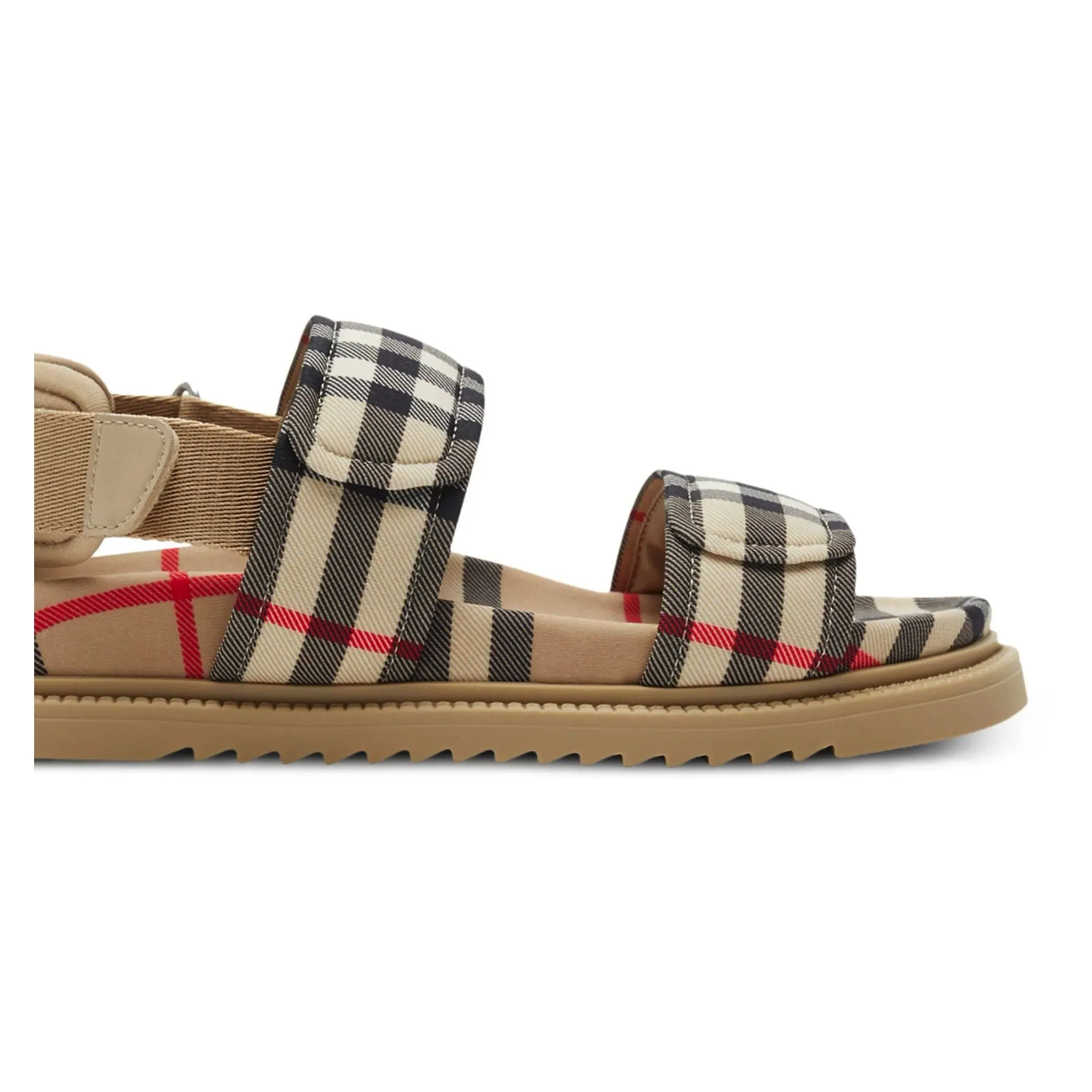 Archive Beige Check Sandals