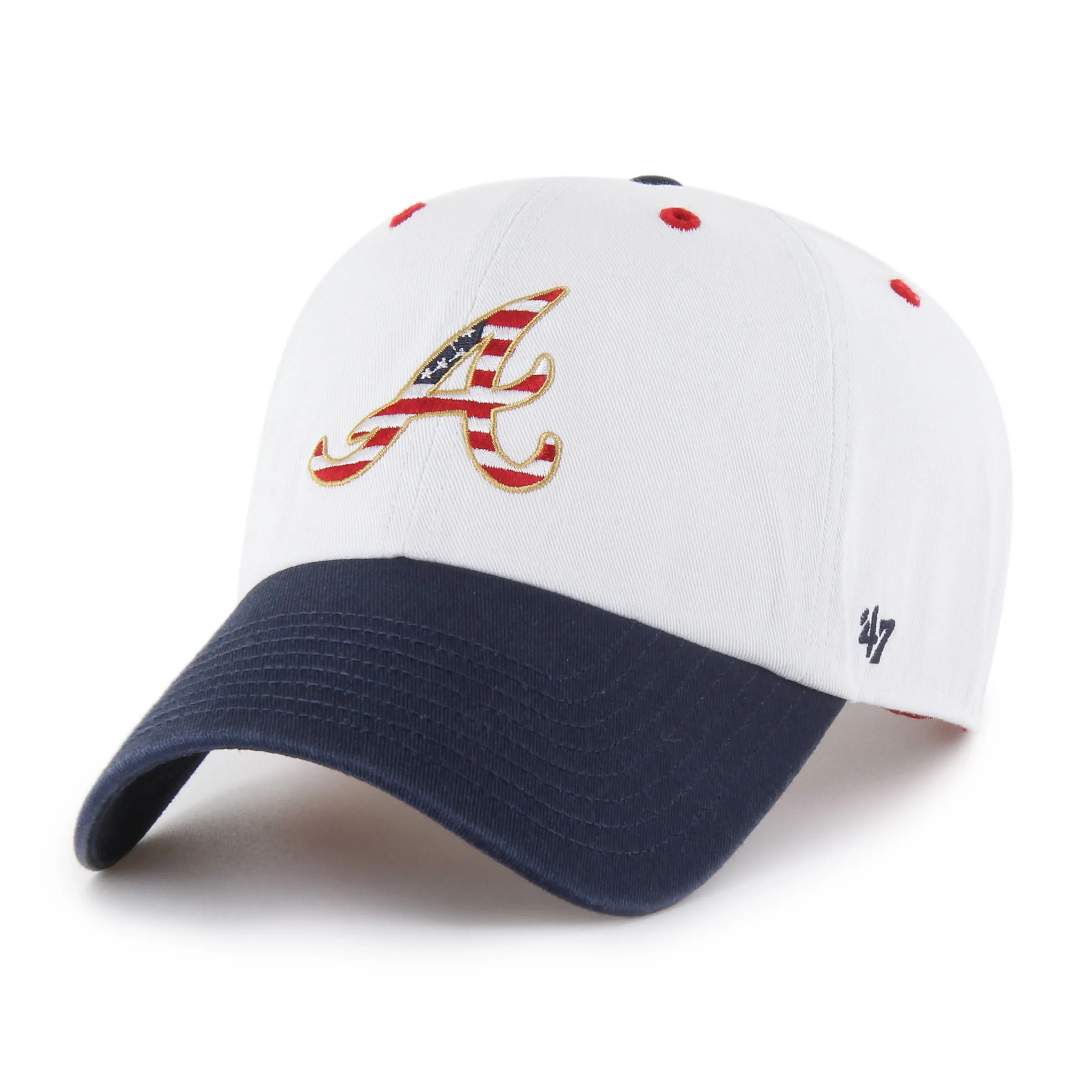 ATLANTA BRAVES PATRIOTIC FLAG FILL '47 CLEANUP