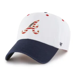 ATLANTA BRAVES PATRIOTIC FLAG FILL '47 CLEANUP