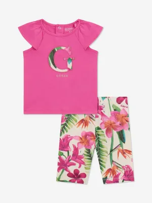 Baby Girls Legging Set in Pink