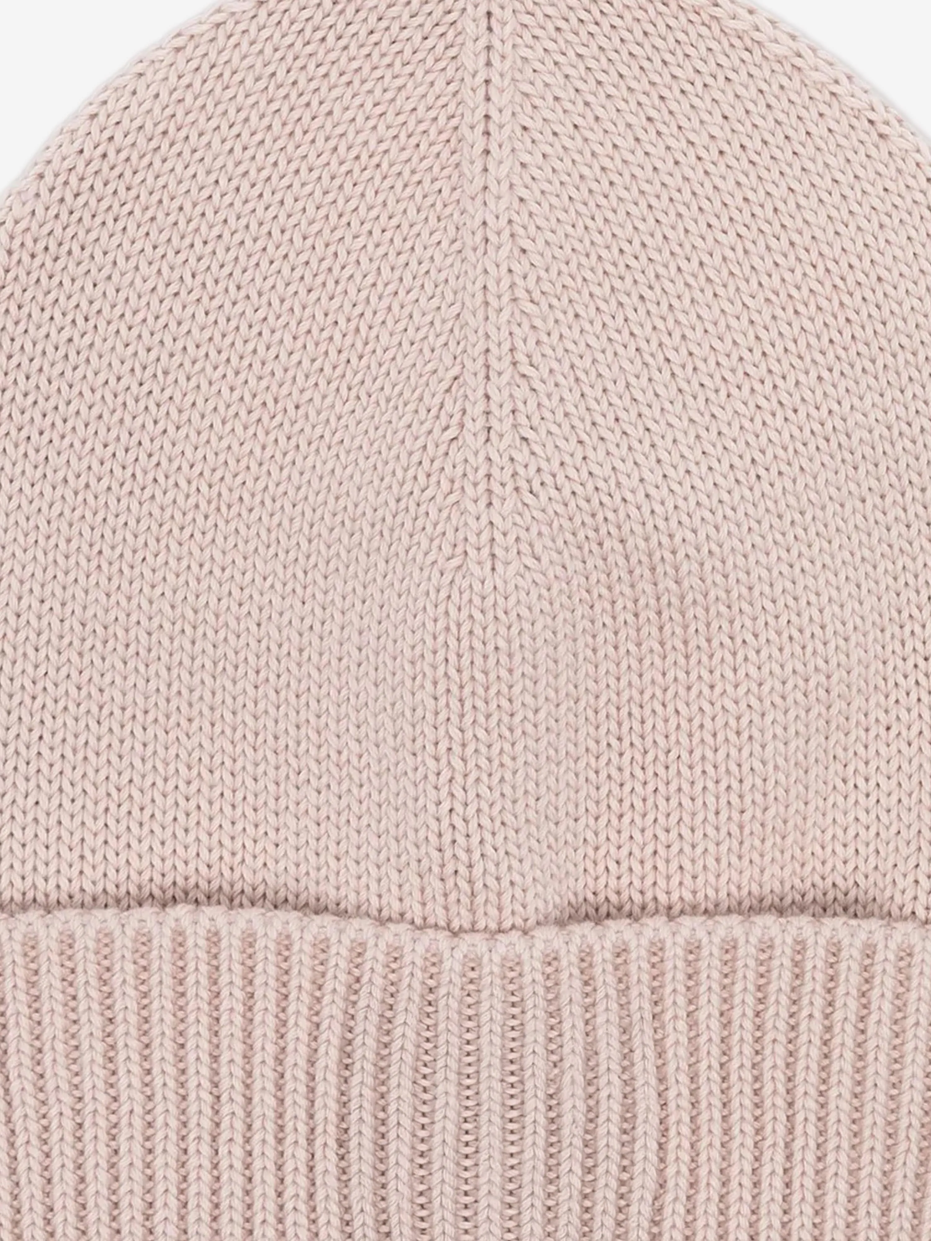 Baby Girls Logo Beanie Hat in Pink