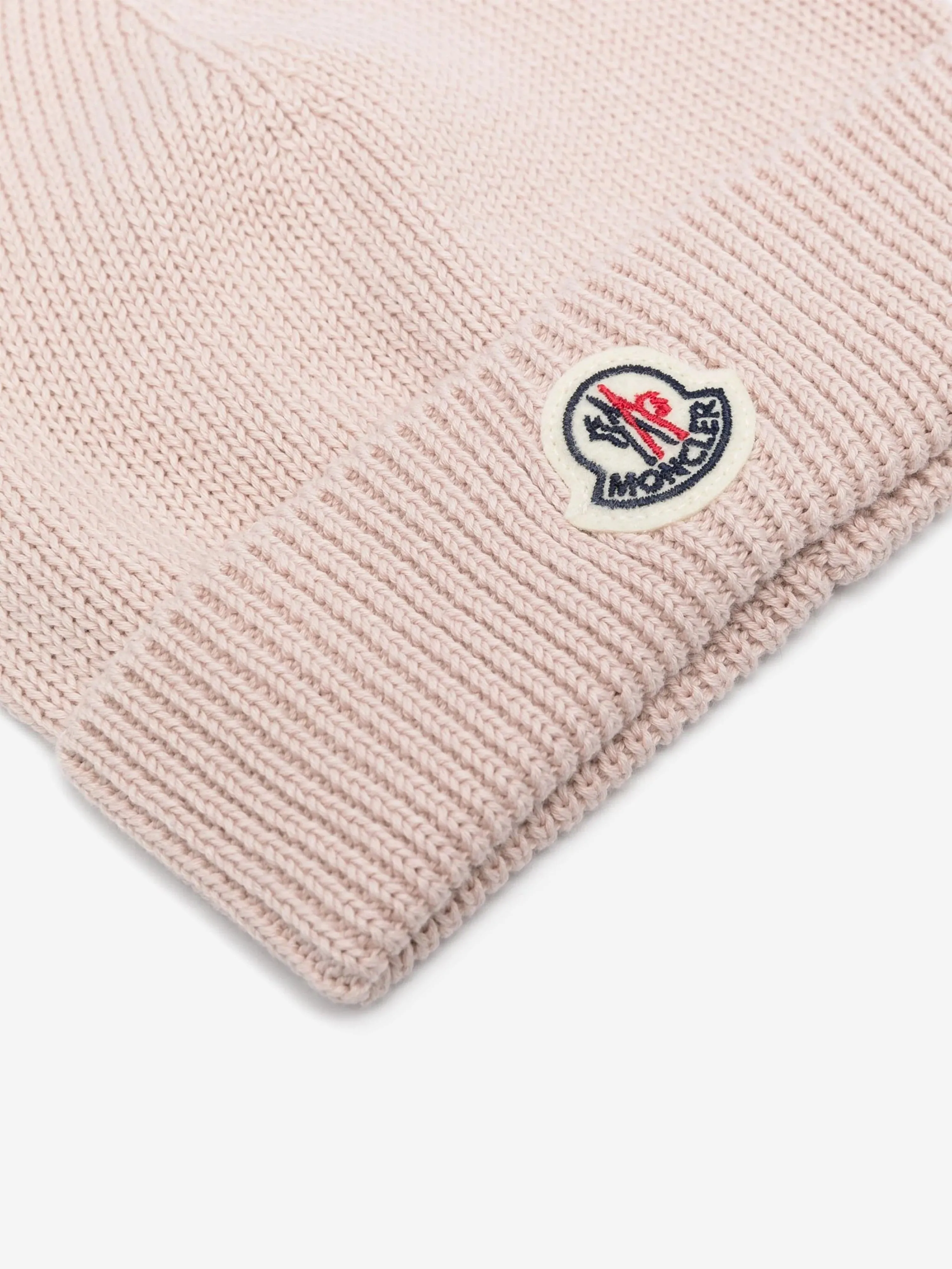 Baby Girls Logo Beanie Hat in Pink