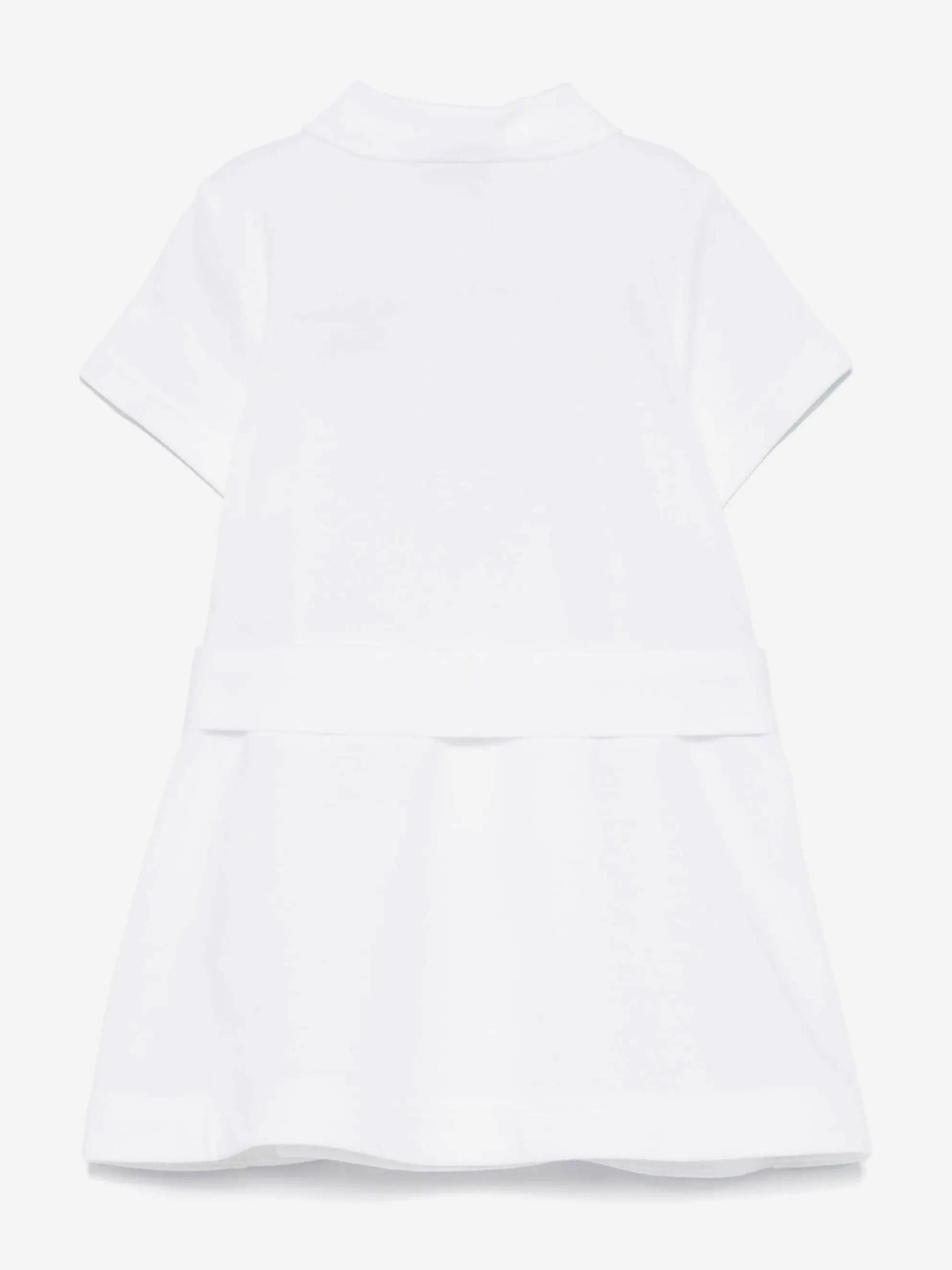 Baby Girls Mini Astrid Polo Dress in White