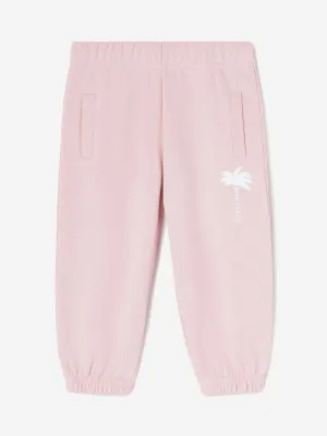 Baby Girls The Palm Logo Joggers in Pink