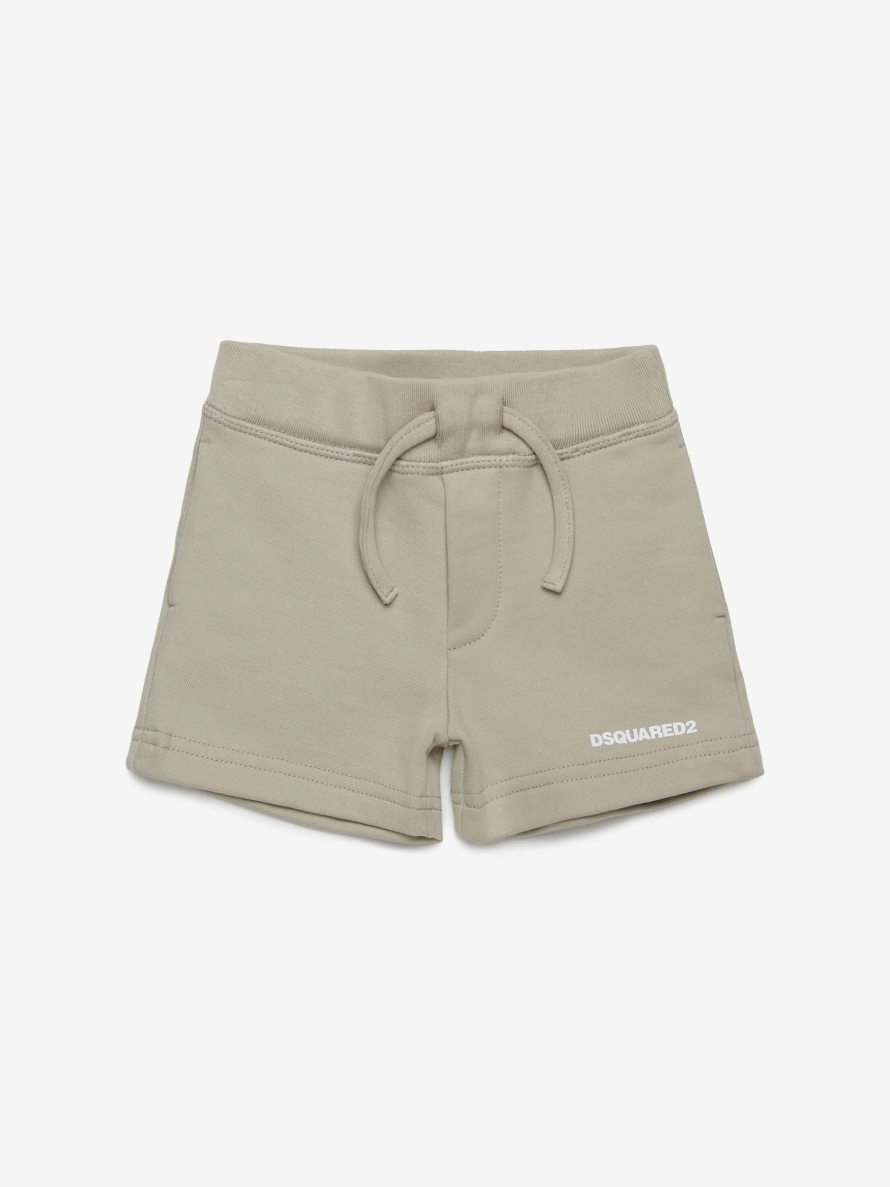Baby Logo Shorts in Beige