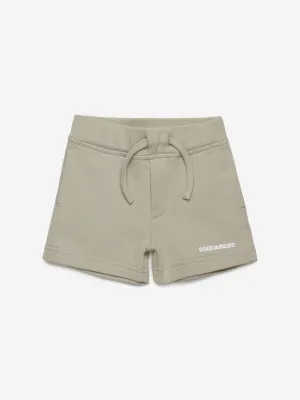 Baby Logo Shorts in Beige