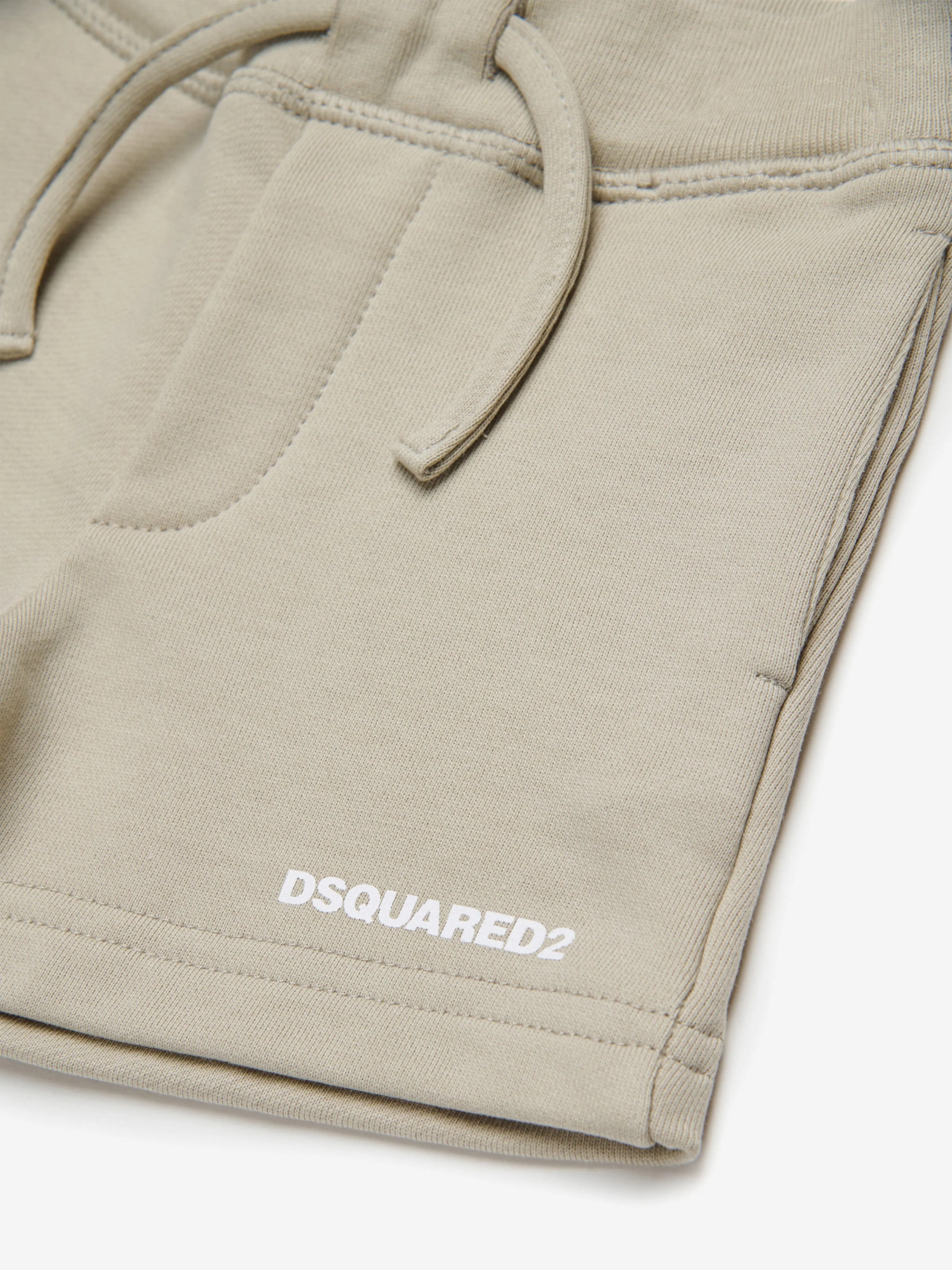 Baby Logo Shorts in Beige