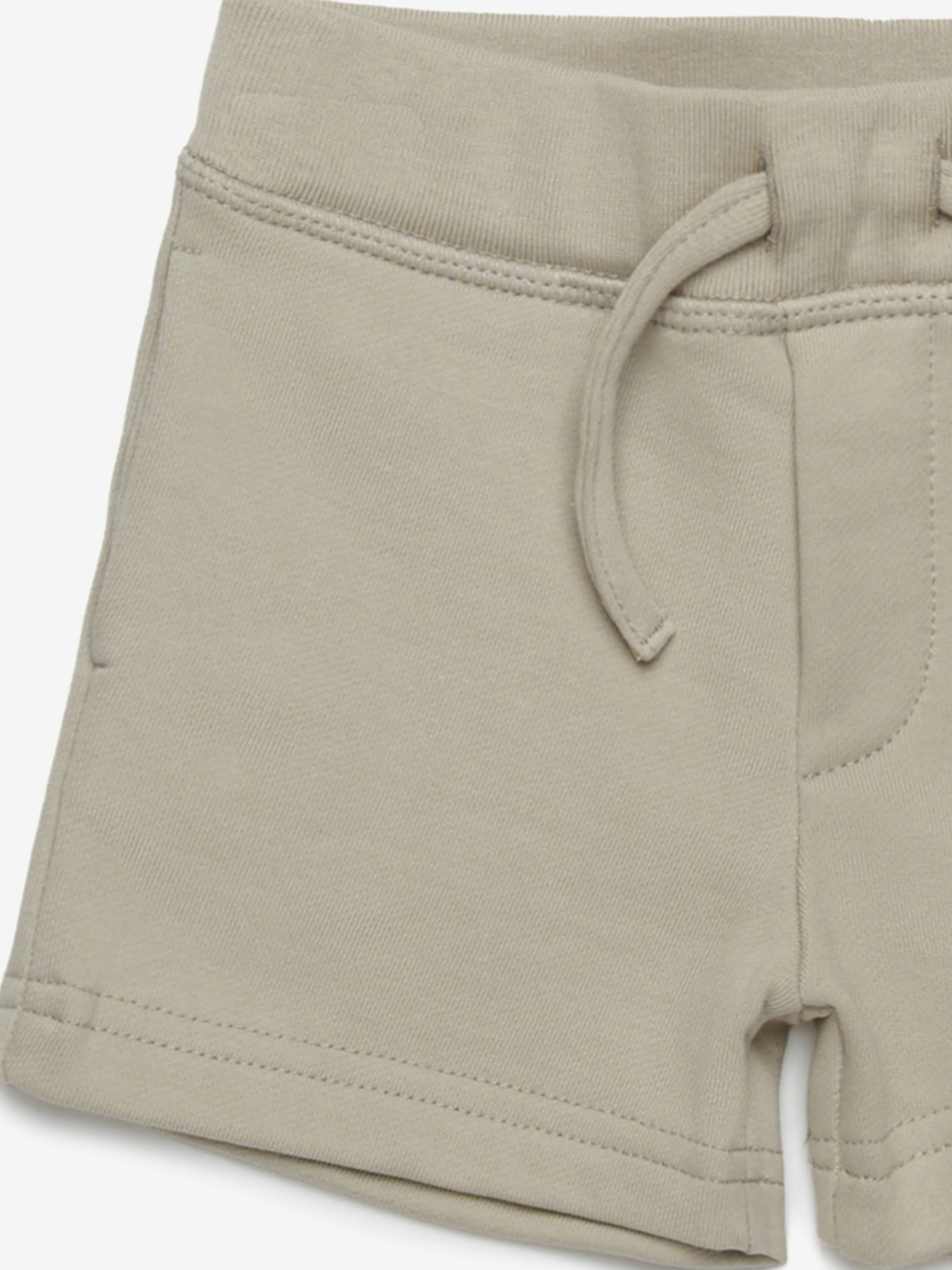 Baby Logo Shorts in Beige