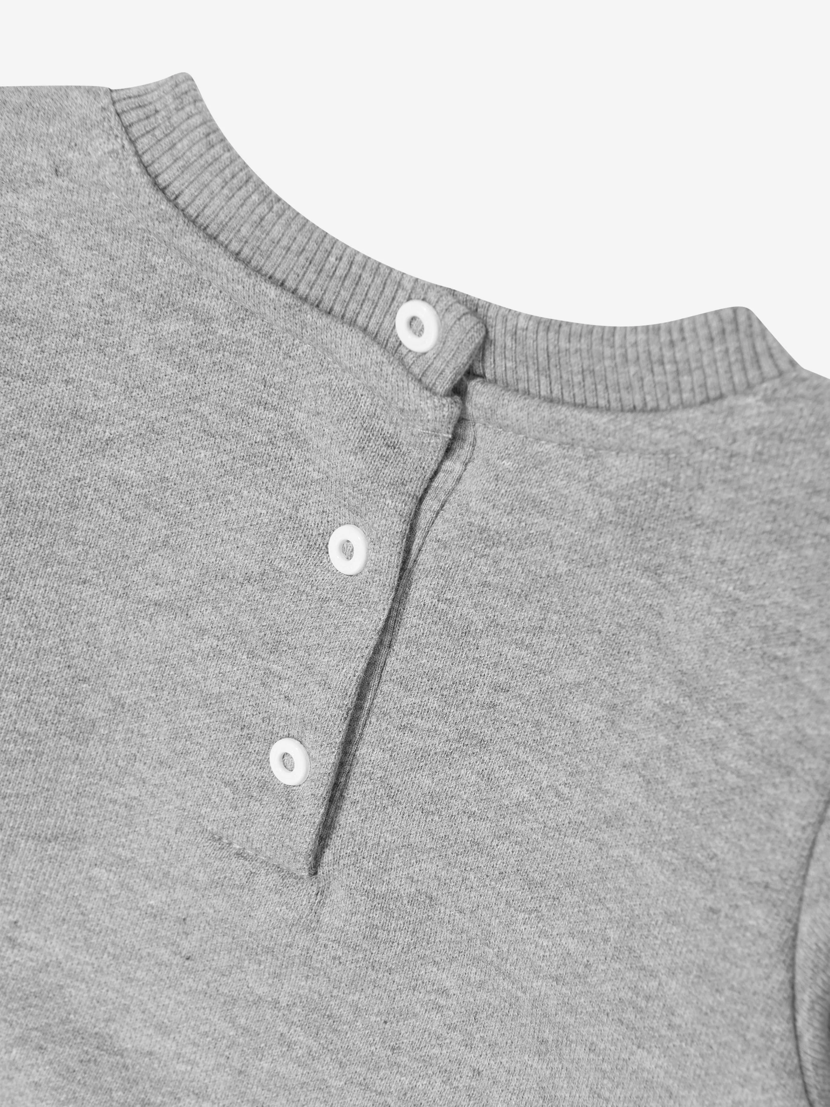 Balmain Baby Boys Logo Sweatshirt in Grey