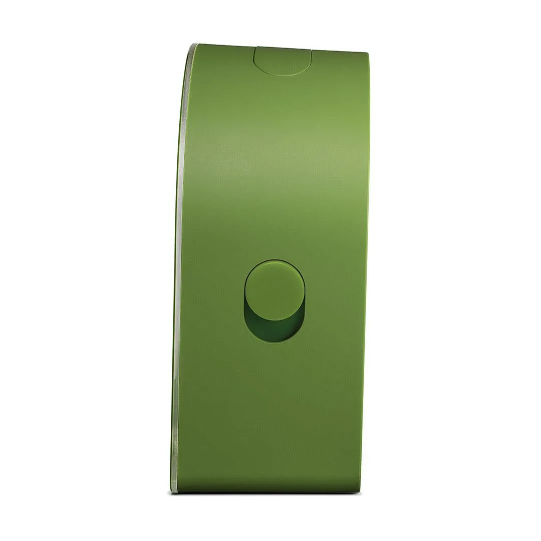 BC22GN Braun classic analogue alarm clock - green