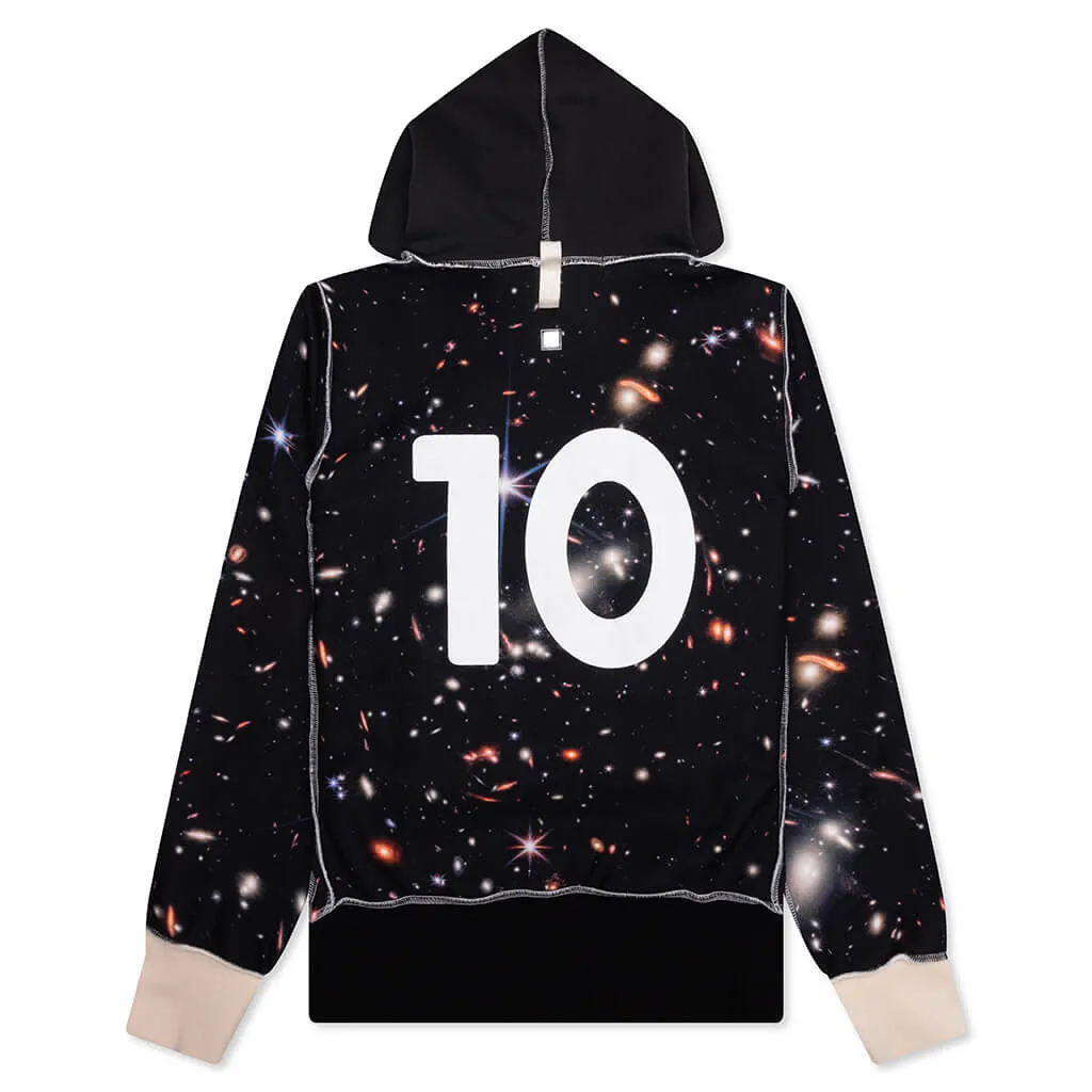 Birthstone Hooded Sweatshirt: 10 - Space Print