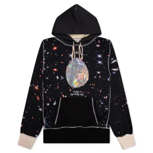 Birthstone Hooded Sweatshirt: 10 - Space Print