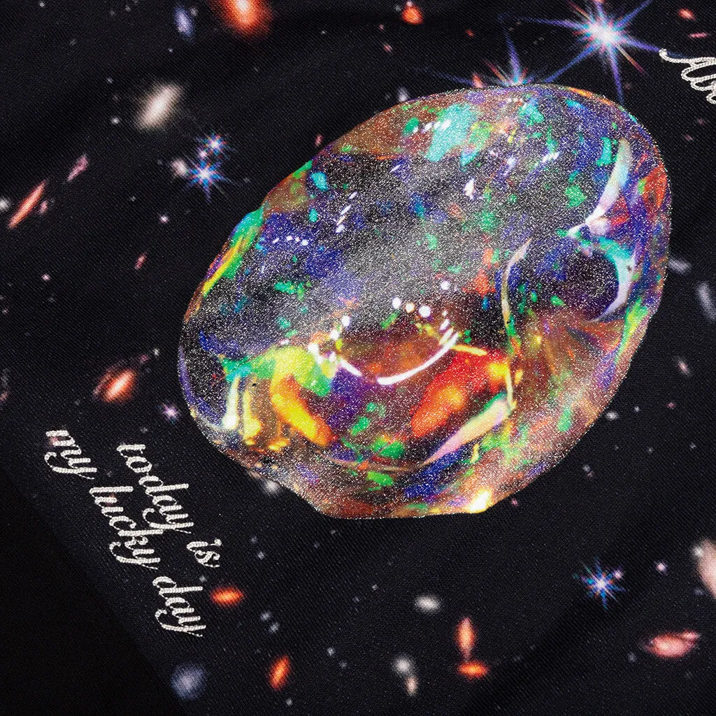 Birthstone Hooded Sweatshirt: 10 - Space Print