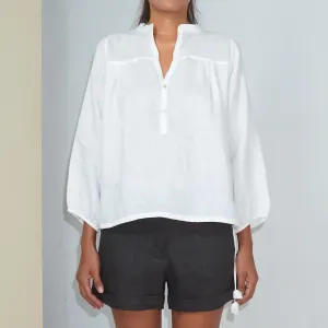BKLN TOP - Linen | Off White