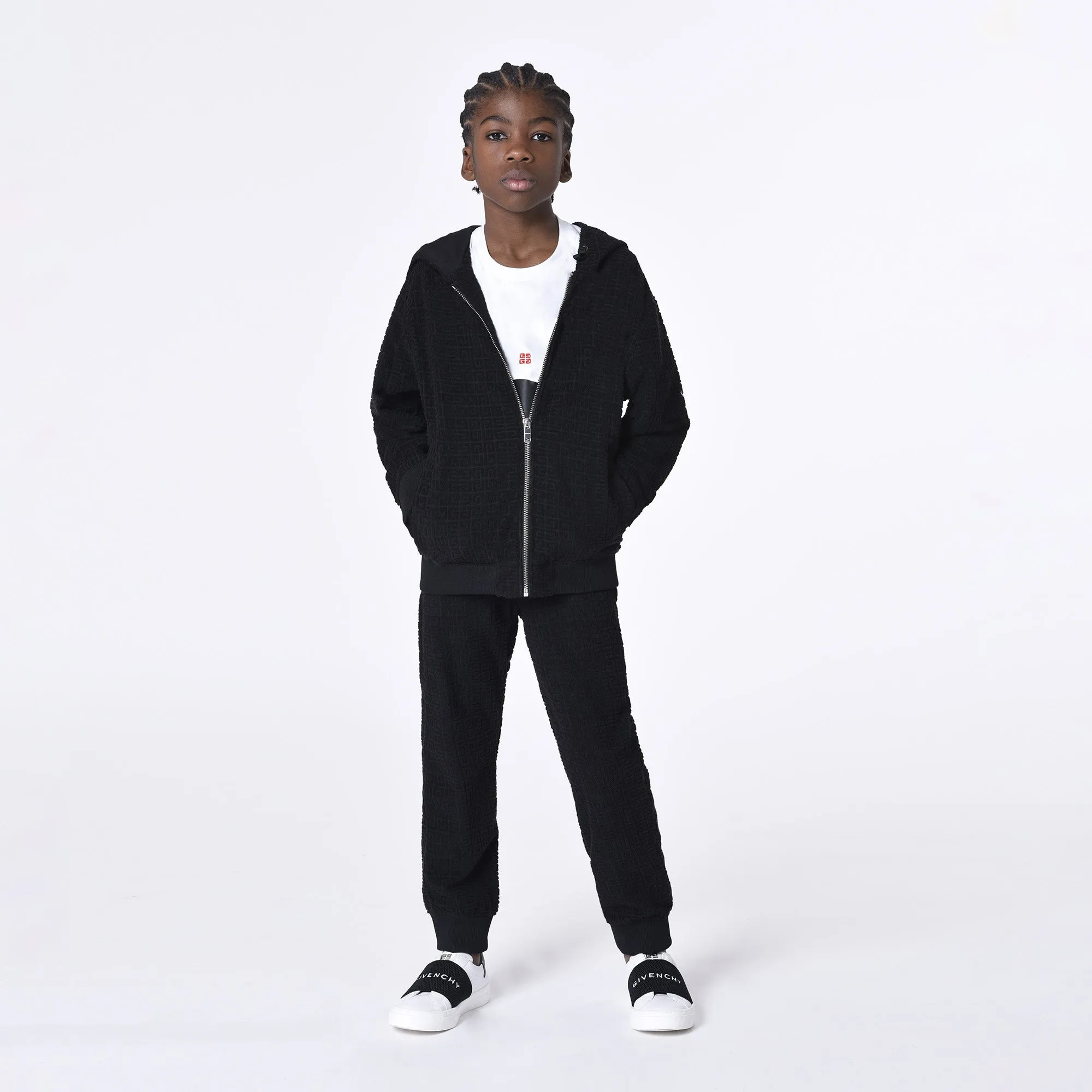 Black Cardigan & Trousers Set