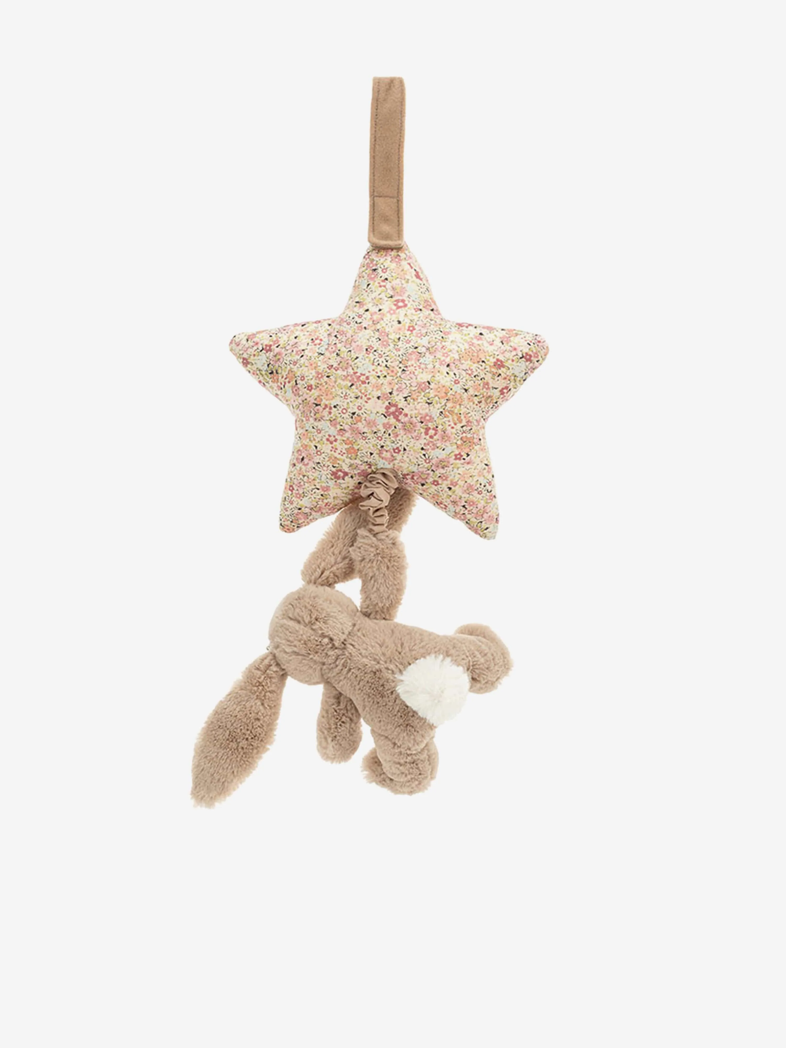 Blossom Bea Beige Bunny Musical Pull in Beige (30cm)