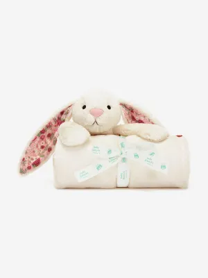 Blossom Cream Bunny 'Berry' Blankie in Ivory (70cm)