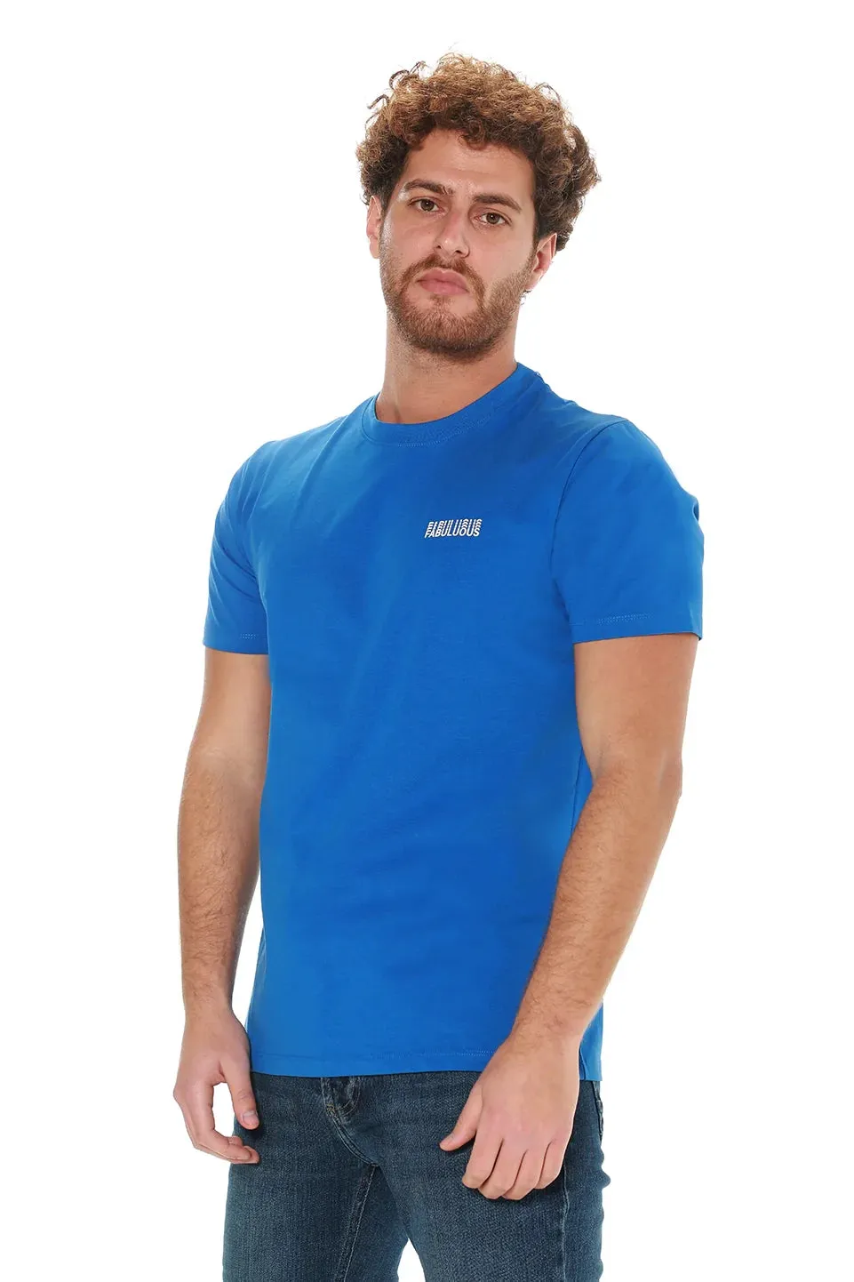 Blue T-shirt With Fabuluous Front Design