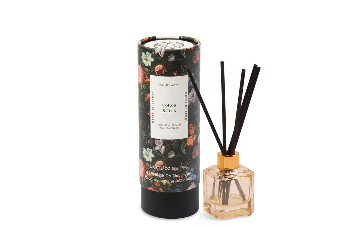 Botanica Glass Diffuser - Cotton   Teak