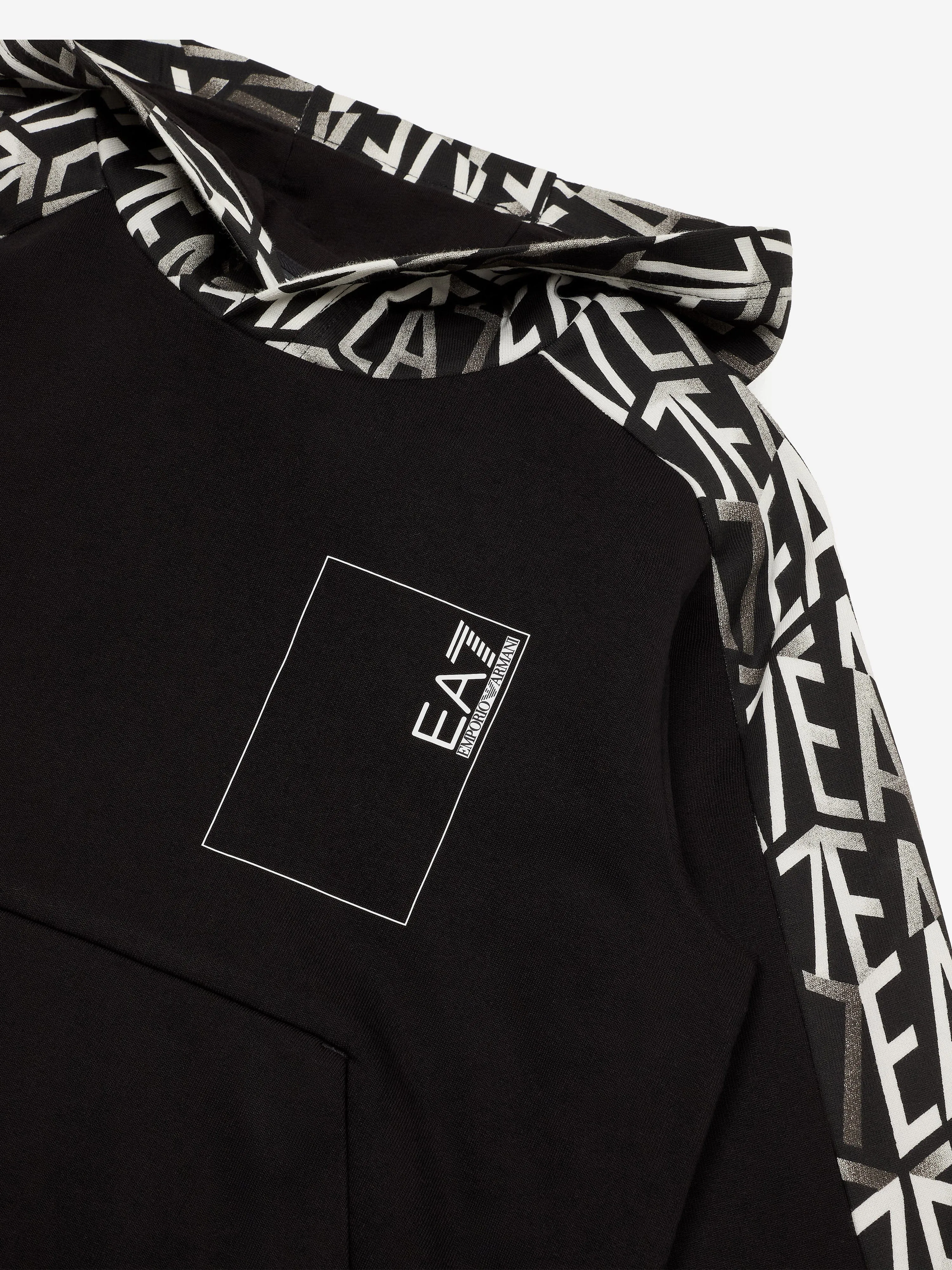 Boys Logo Hoodie in Black