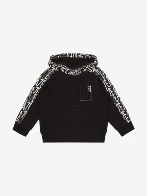 Boys Logo Hoodie in Black