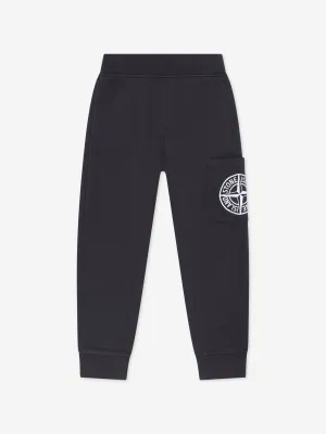 Boys Logo Pocket Joggers in Navy