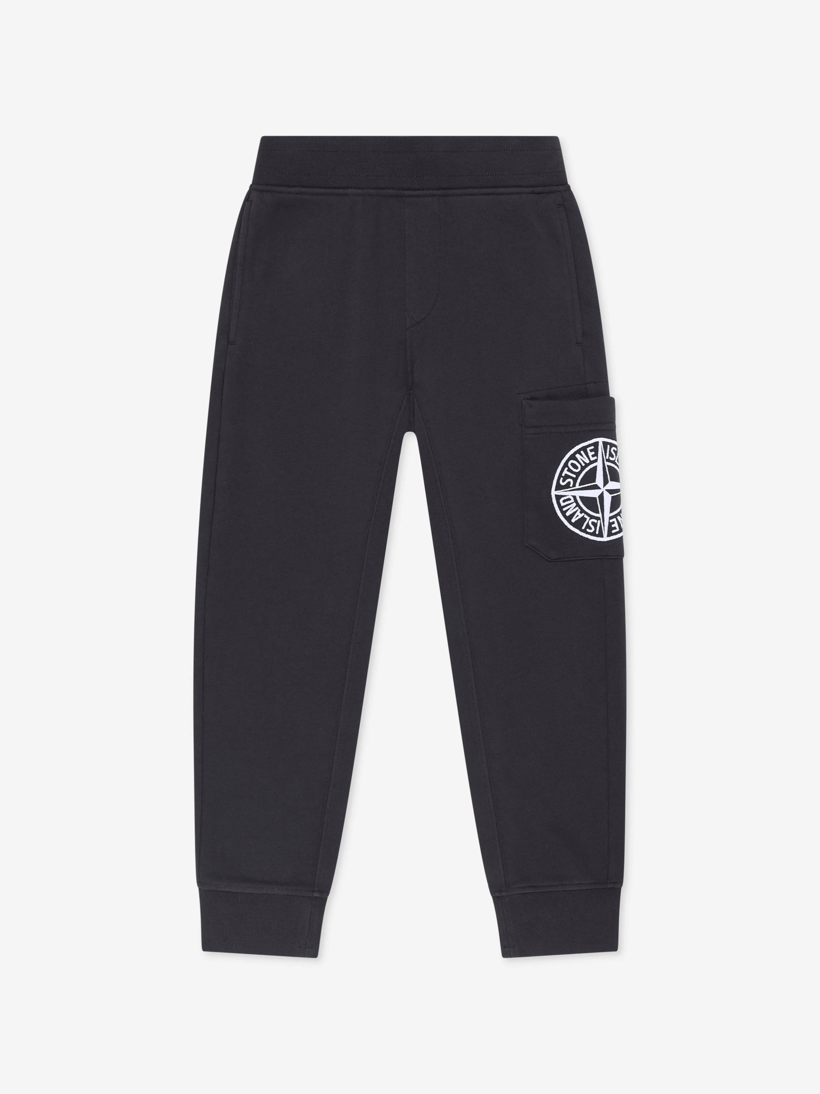 Boys Logo Pocket Joggers in Navy