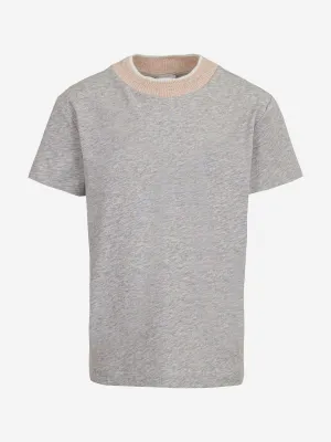 Boys Logo T-Shirt in Grey