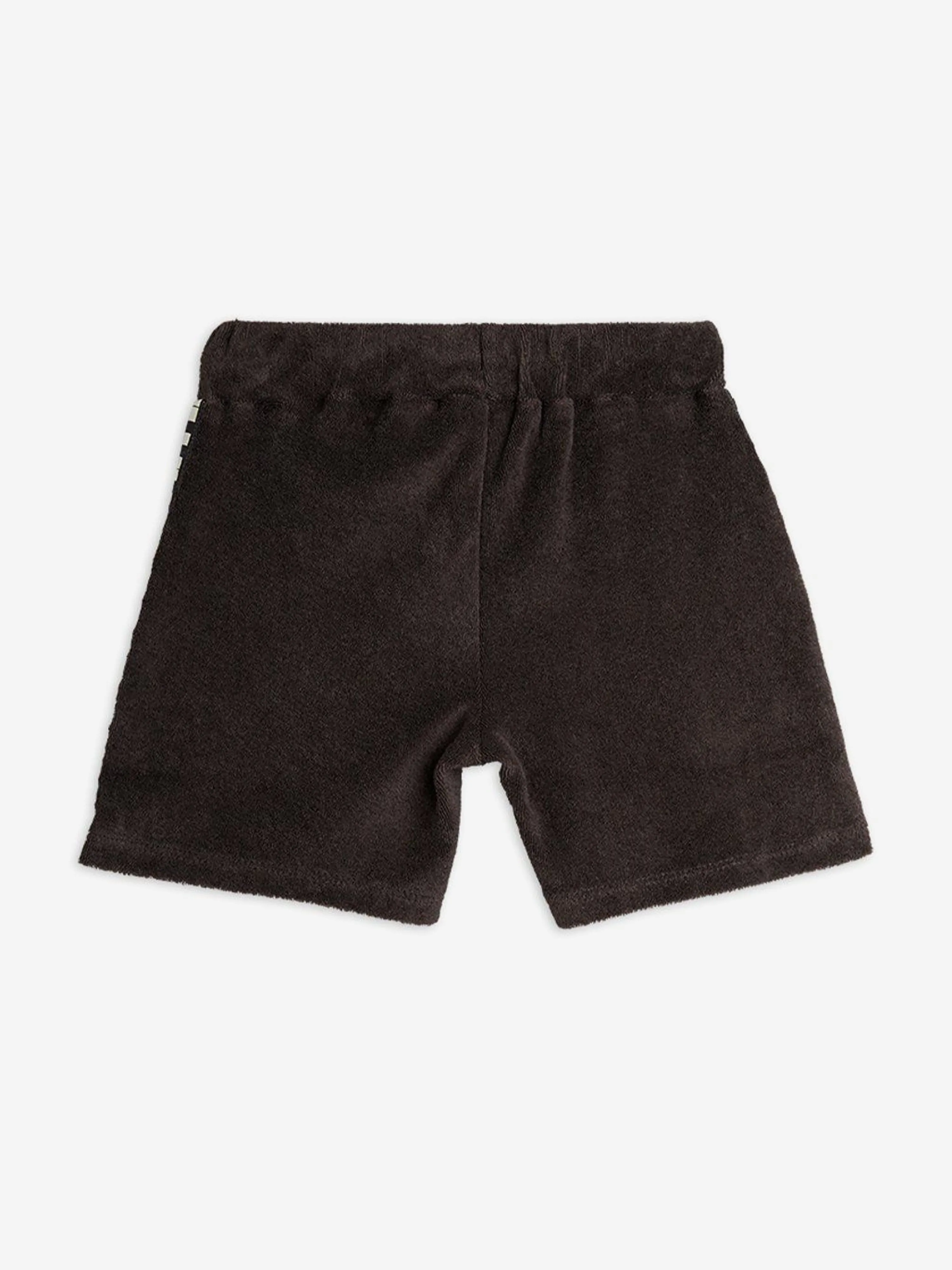 Boys Piano Terry Sweat Shorts in Black