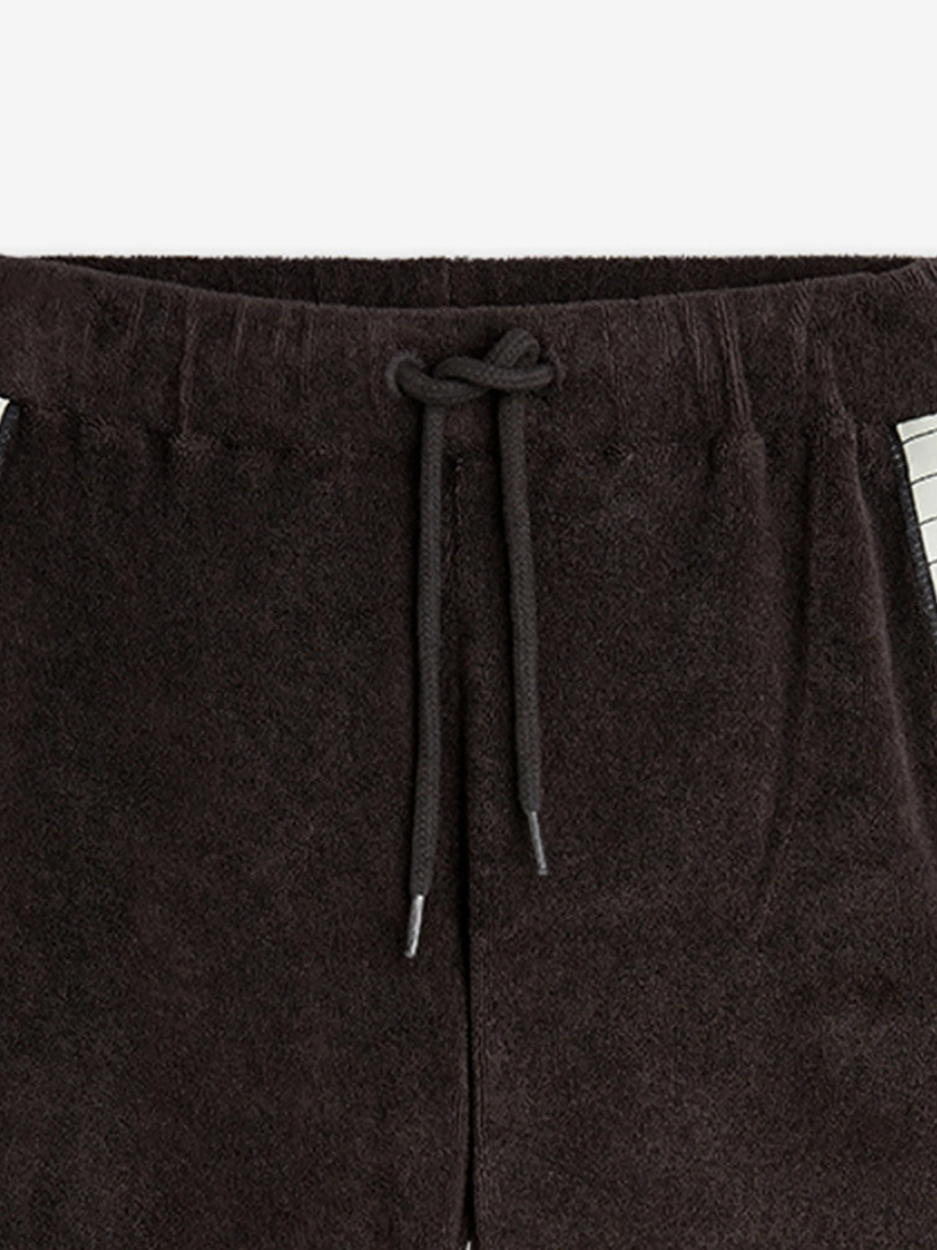 Boys Piano Terry Sweat Shorts in Black