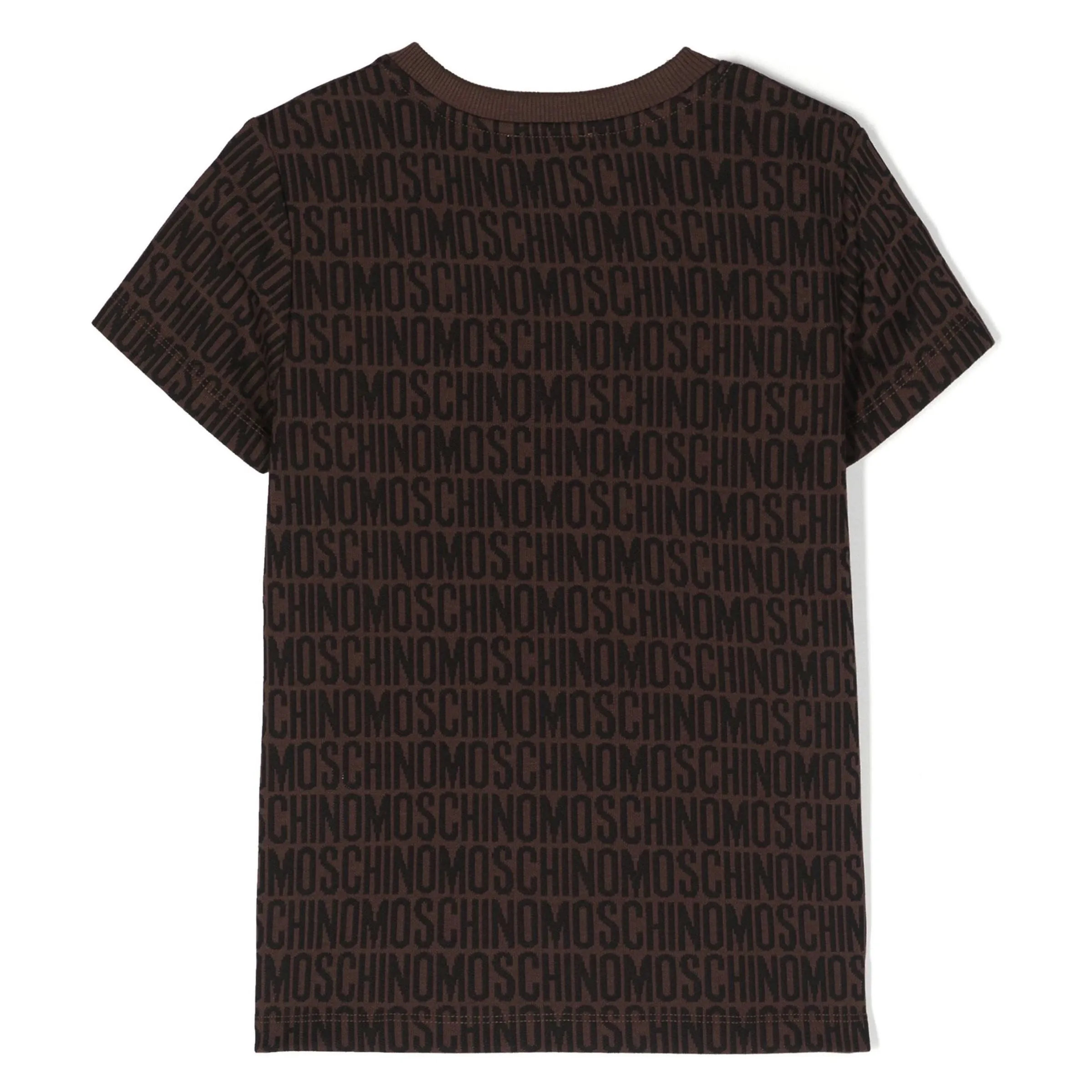 Brown All Over Logo T-Shirt